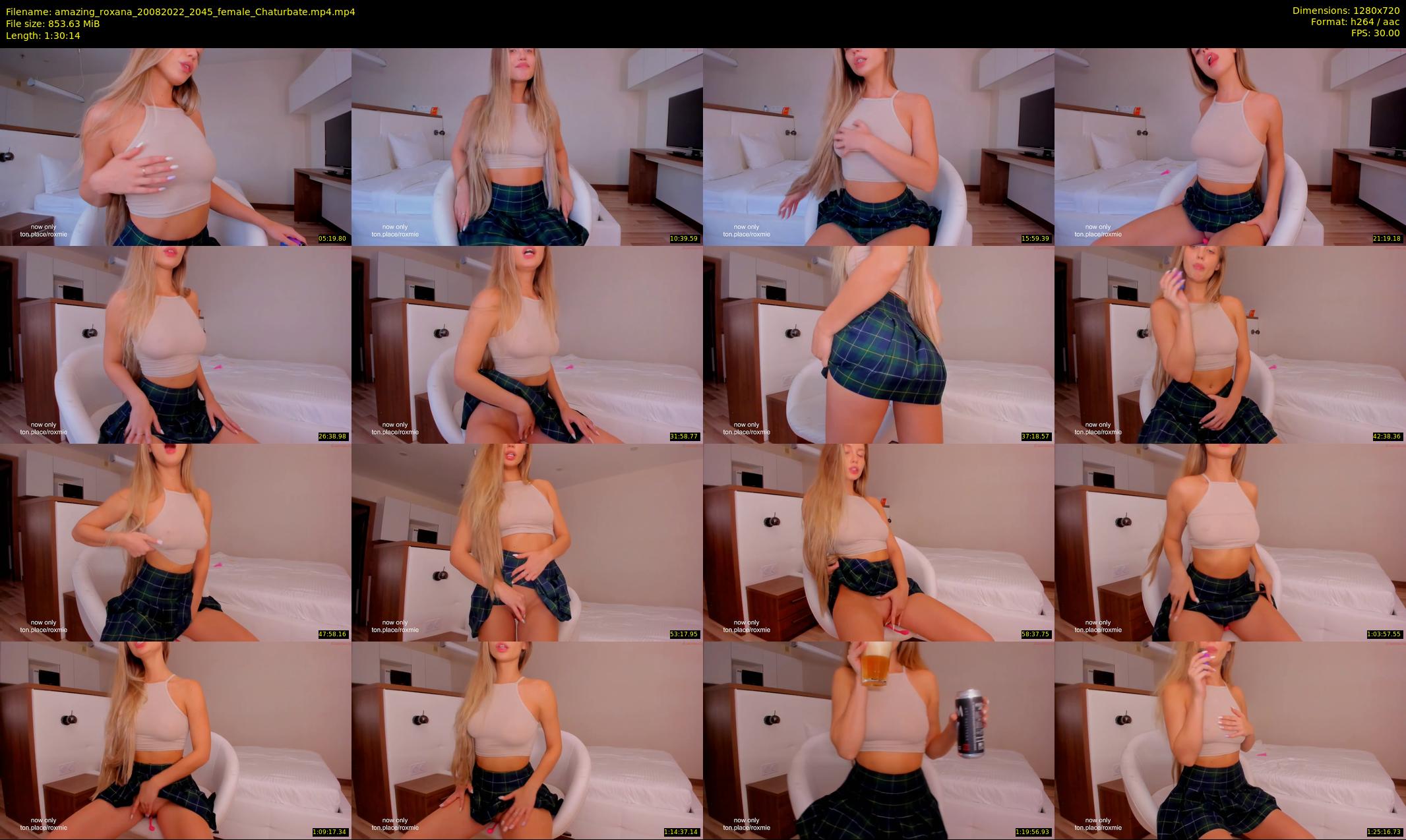 amazing_roxana — 91 minute Chaturbate female cam show recording, 720p, Aug 20, 2022