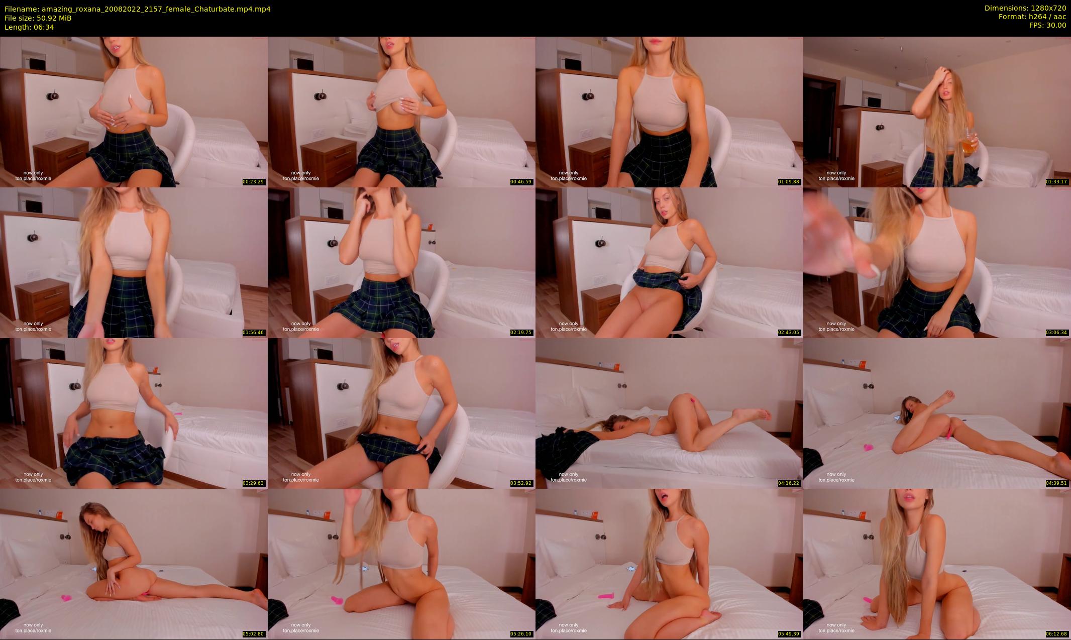 amazing_roxana — 7 minute Chaturbate female cam show recording, 720p, Aug 20, 2022