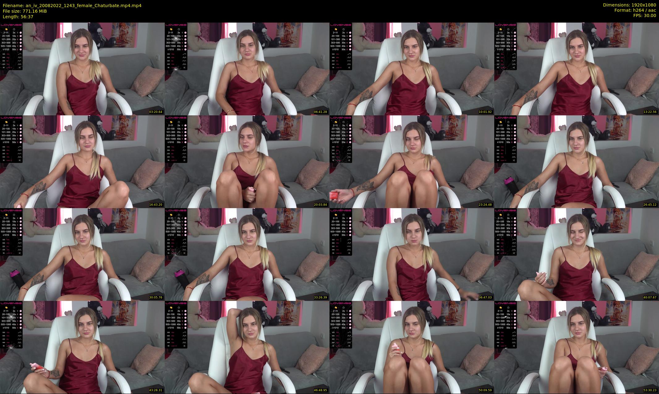 an_iv — 57 minute Chaturbate female cam show recording, 1080p, Aug 20, 2022