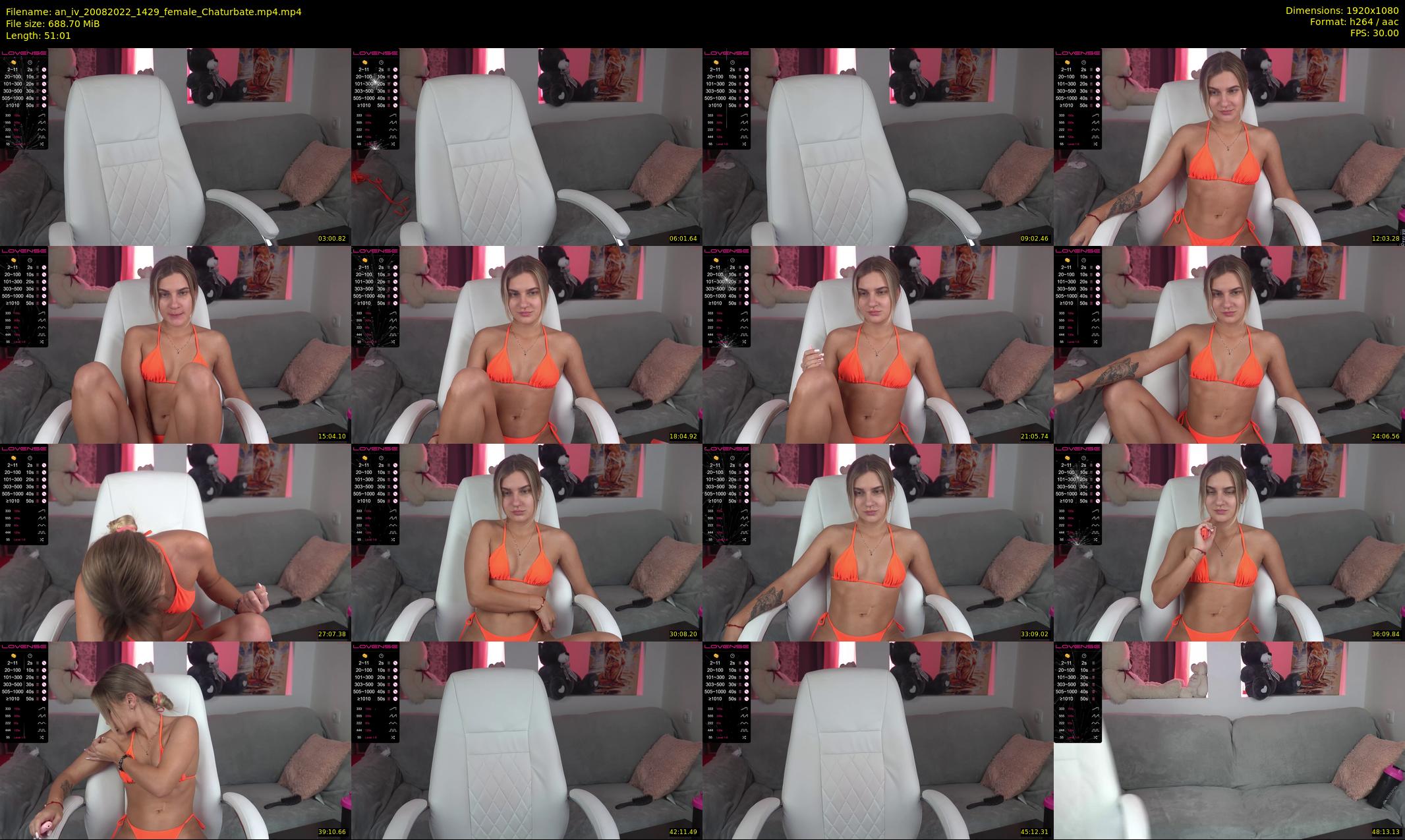 an_iv — 52 minute Chaturbate female cam show recording, 1080p, Aug 20, 2022