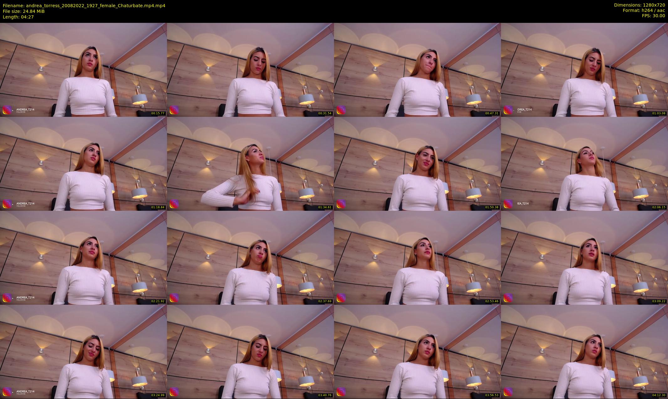 andrea_torress — 5 minute Chaturbate female cam show recording, 720p, Aug 20, 2022