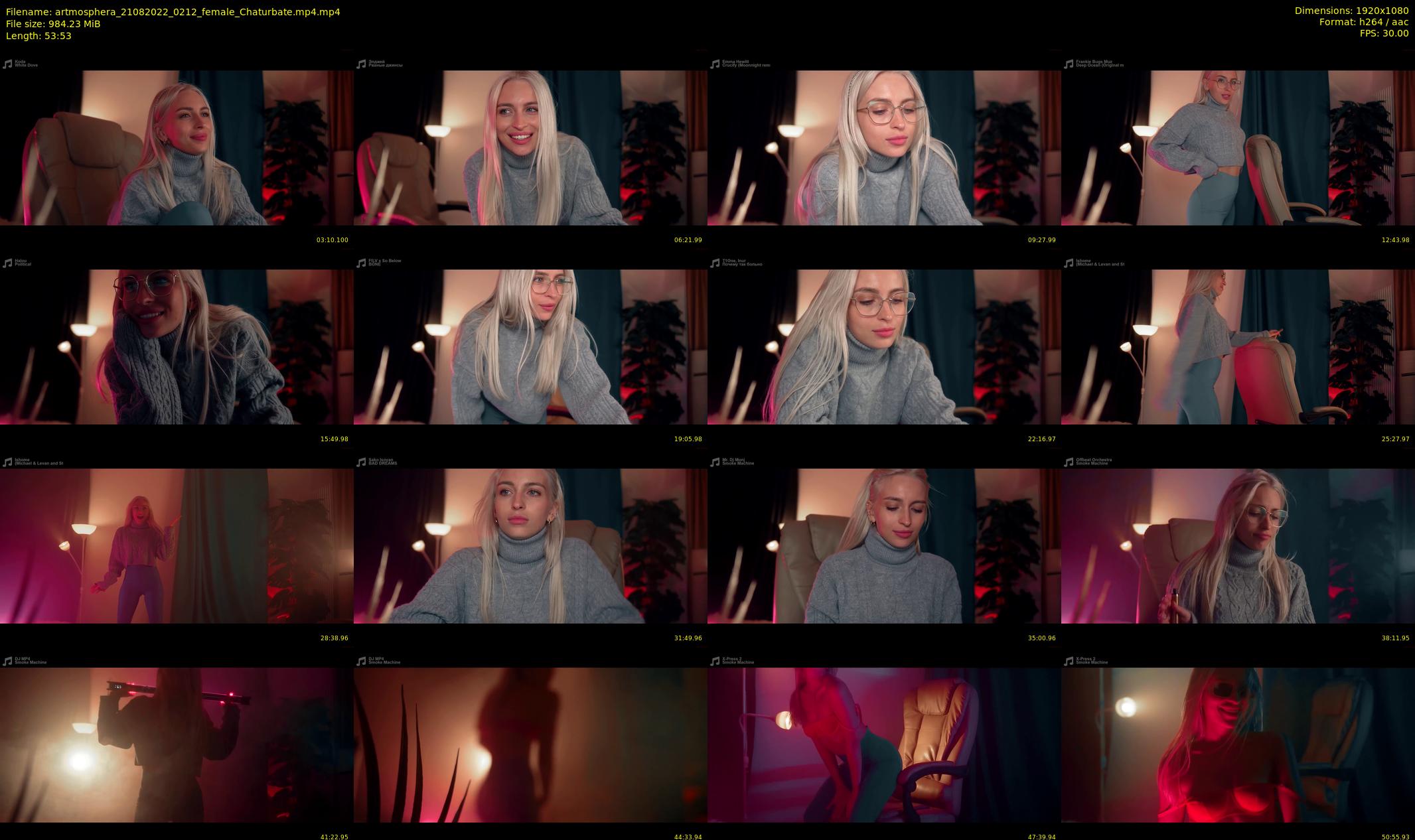 artmosphera — 54 minute Chaturbate female cam show recording, 1080p, Aug 21, 2022