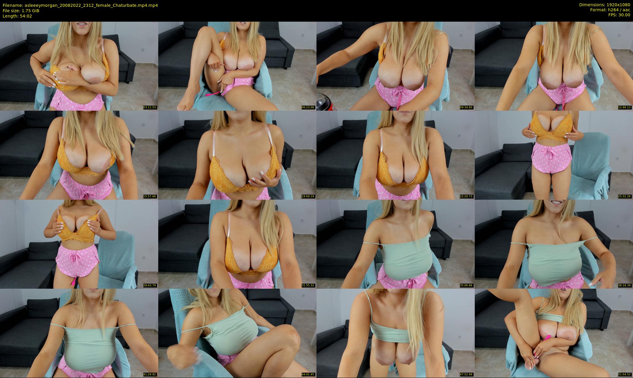 asleeeymorgan — 55 minute Chaturbate female cam show recording, 1080p, Aug 20, 2022