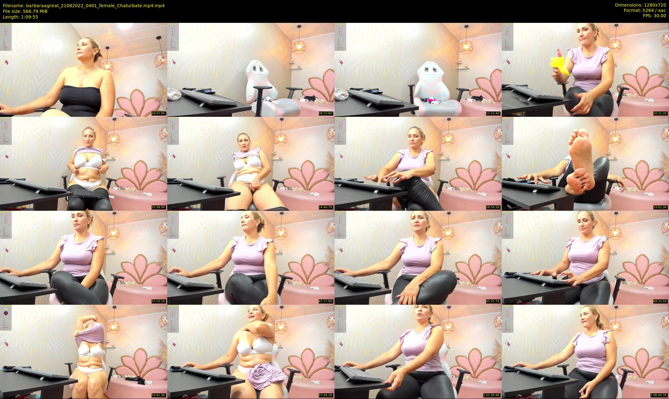 barbaraagreat — 70 minute Chaturbate female cam show recording, 720p, Aug 21, 2022