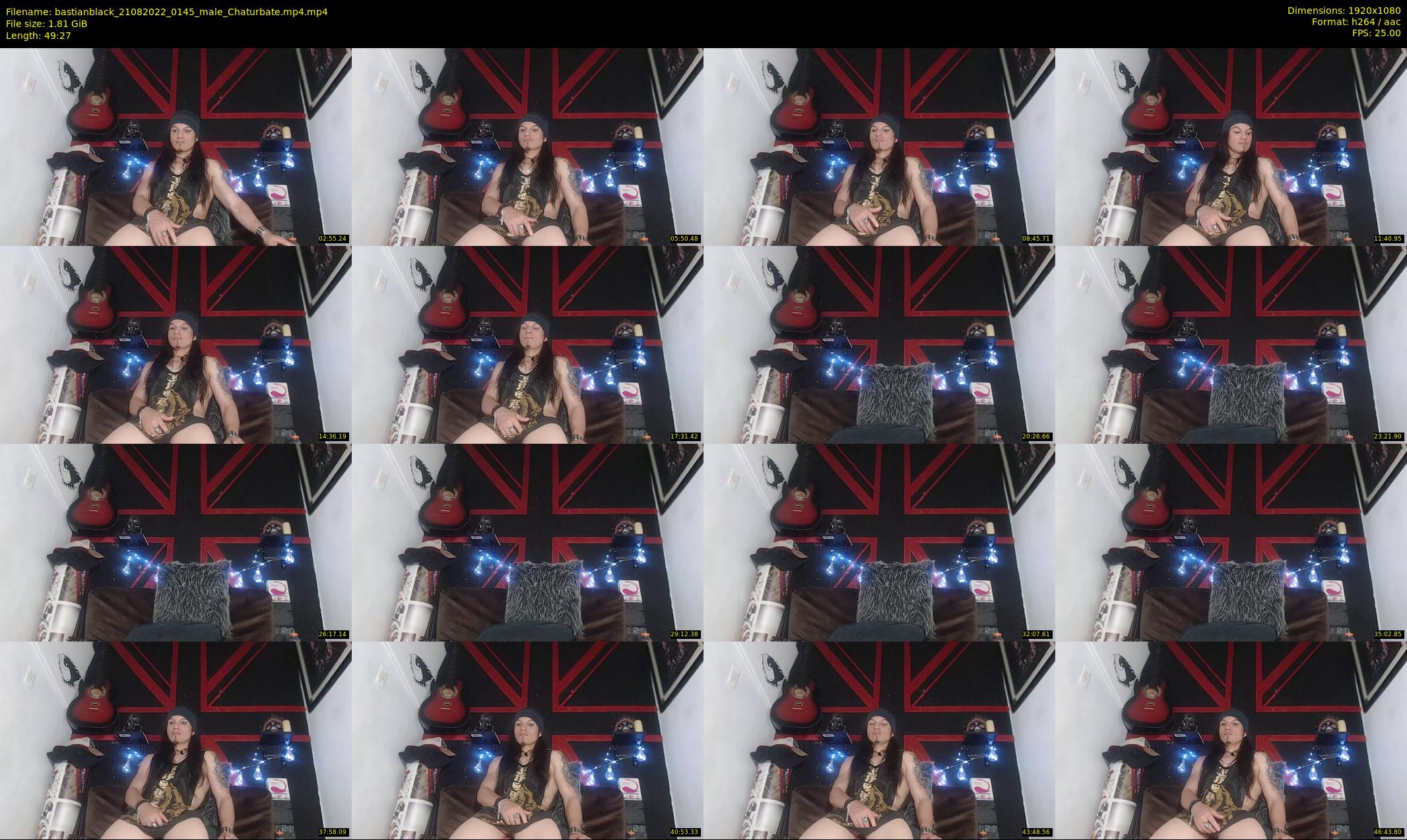 bastianblack — 50 minute Chaturbate male cam show recording, 1080p, Aug 21, 2022
