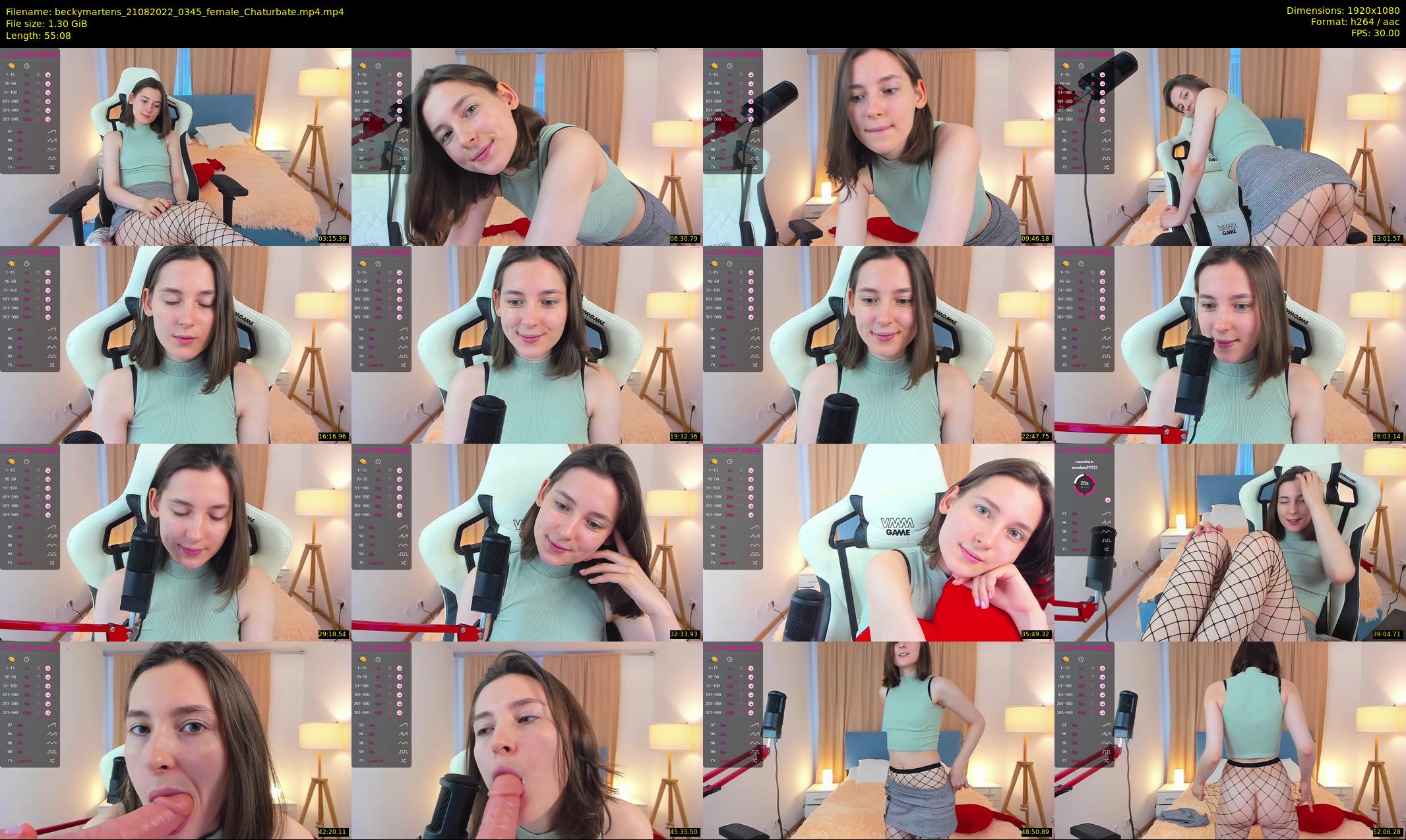 beckymartens — 56 minute Chaturbate female cam show recording, 1080p, Aug 21, 2022