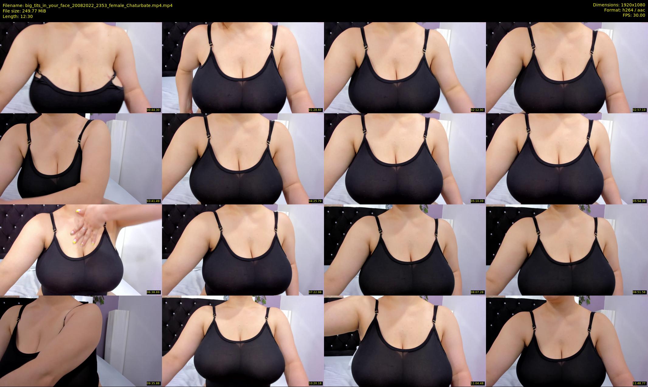 big_tits_in_your_face — 13 minute Chaturbate female cam show recording, 1080p, Aug 20, 2022