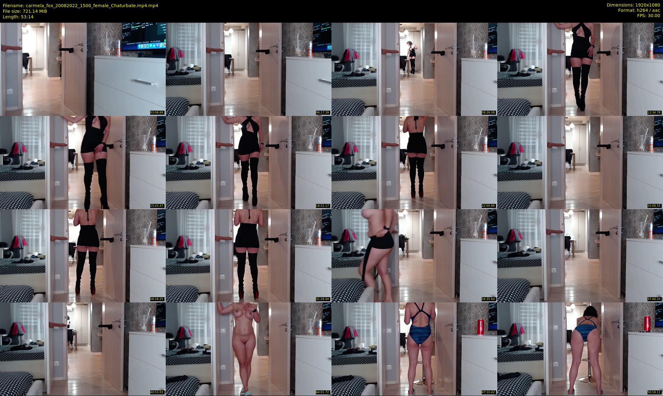 carmela_fox — 54 minute Chaturbate female cam show recording, 1080p, Aug 20, 2022