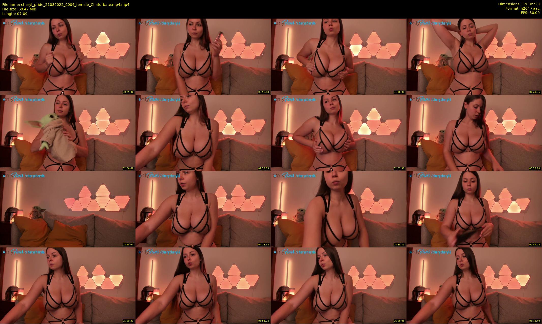 cheryl_pride — 8 minute Chaturbate female cam show recording, 720p, Aug 21, 2022