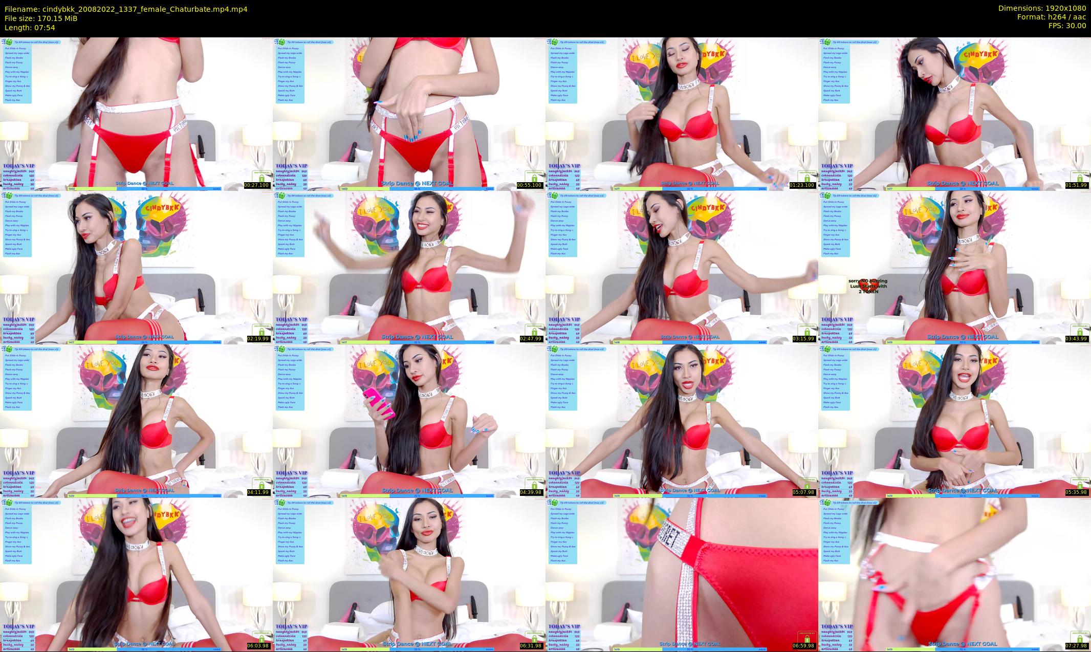 cindybkk — 8 minute Chaturbate female cam show recording, 1080p, Aug 20, 2022