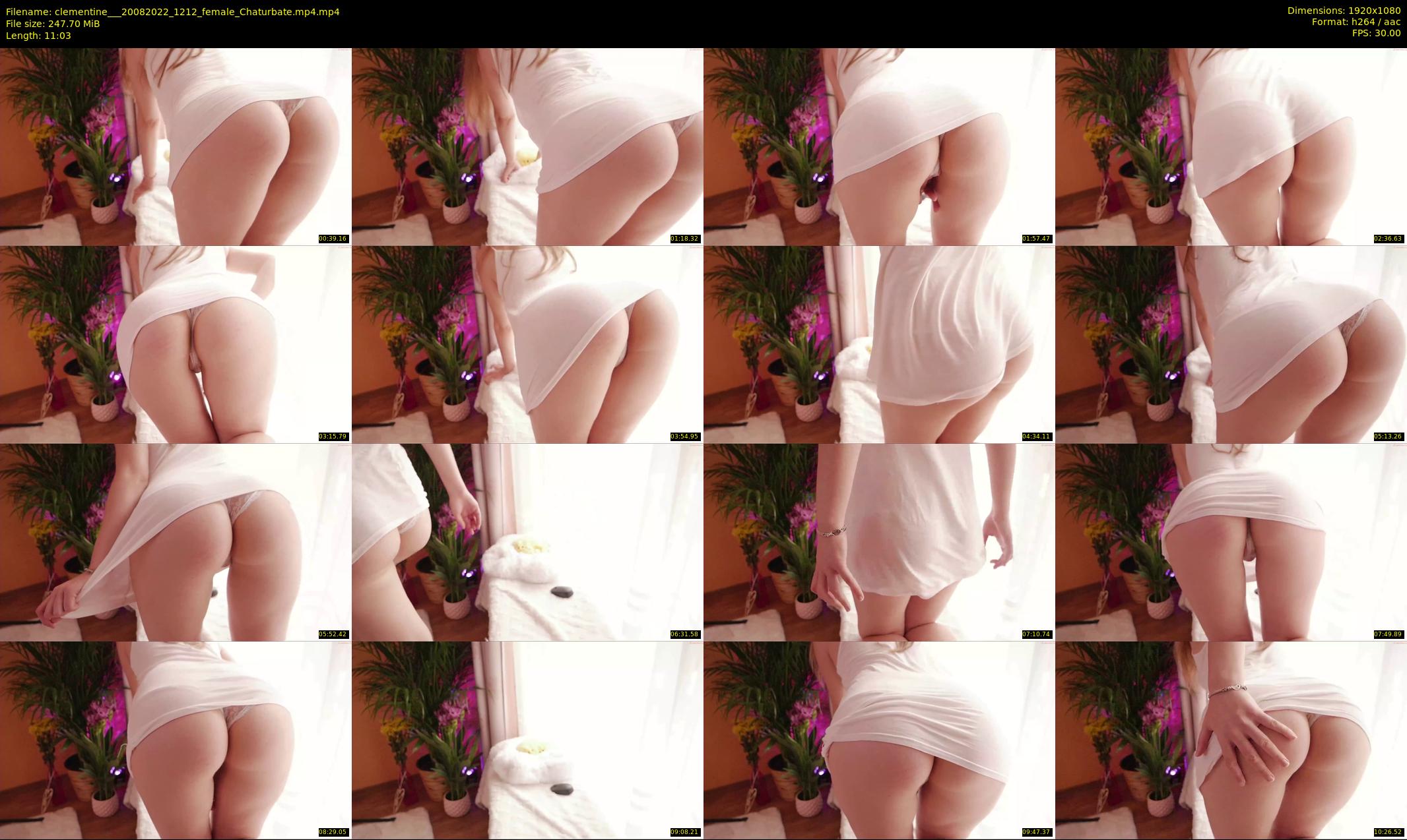 clementine__ — 12 minute Chaturbate female cam show recording, 1080p, Aug 20, 2022