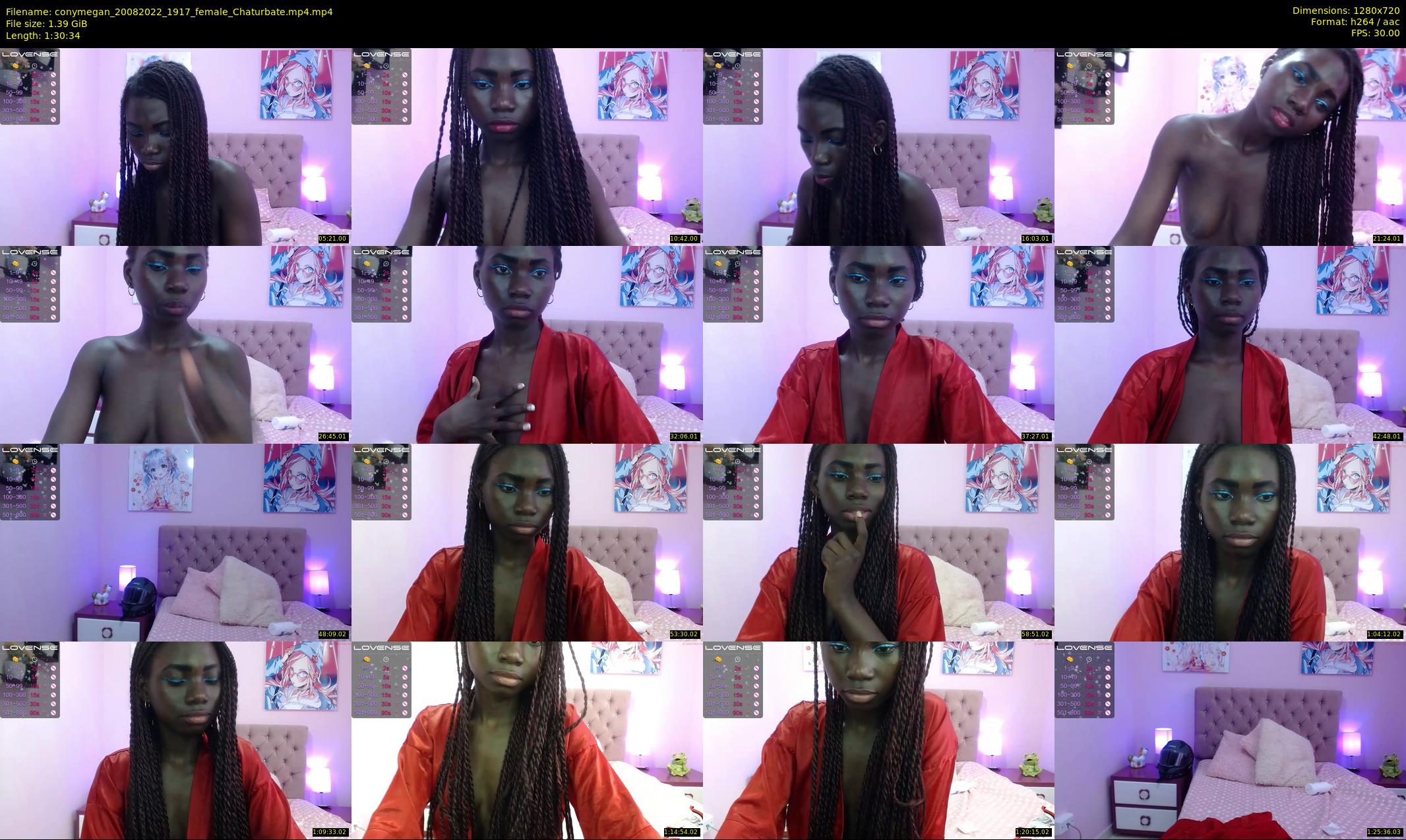 conymegan — 91 minute Chaturbate female cam show recording, 720p, Aug 20, 2022