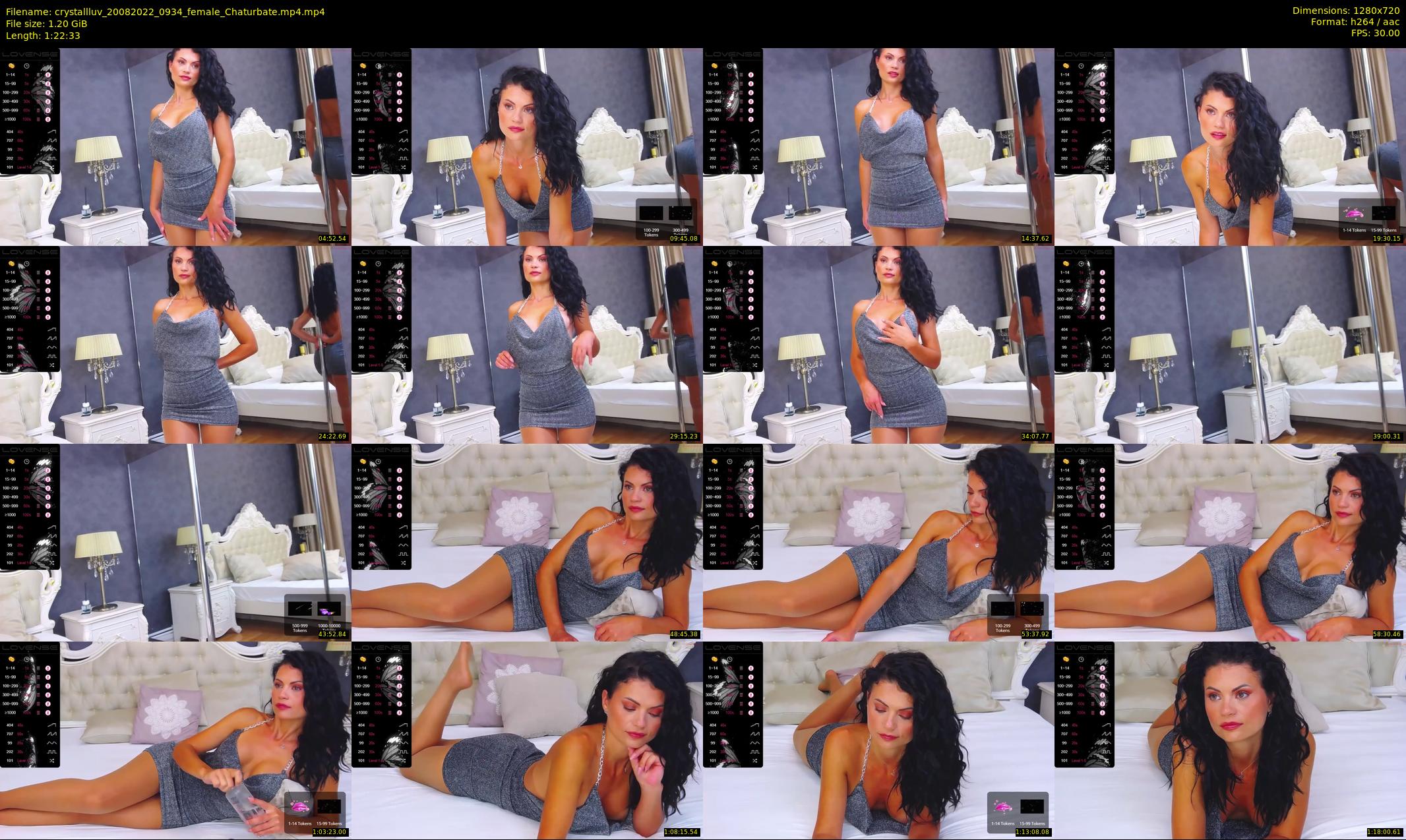 crystallluv — 83 minute Chaturbate female cam show recording, 720p, Aug 20, 2022