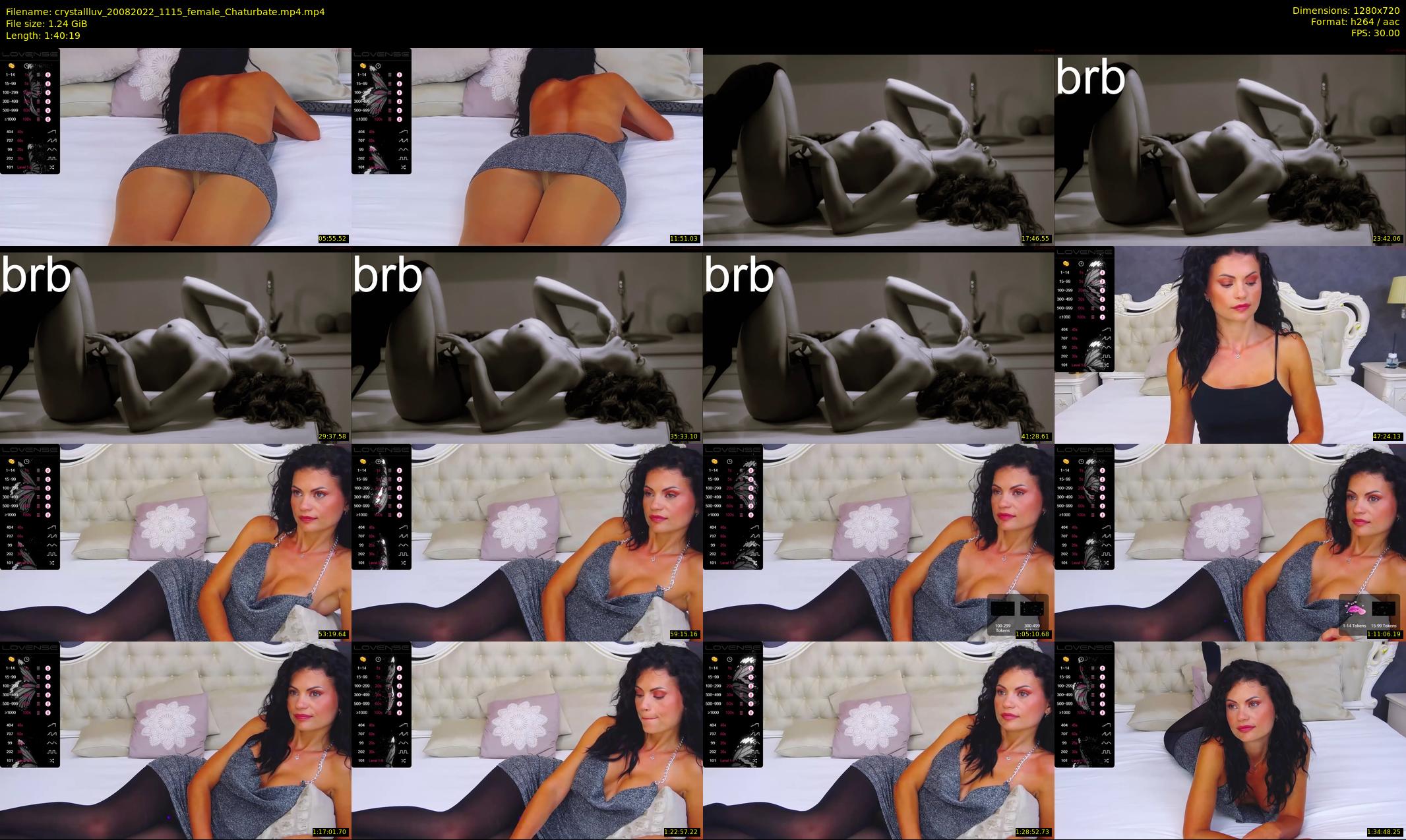 crystallluv — 101 minute Chaturbate female cam show recording, 720p, Aug 20, 2022