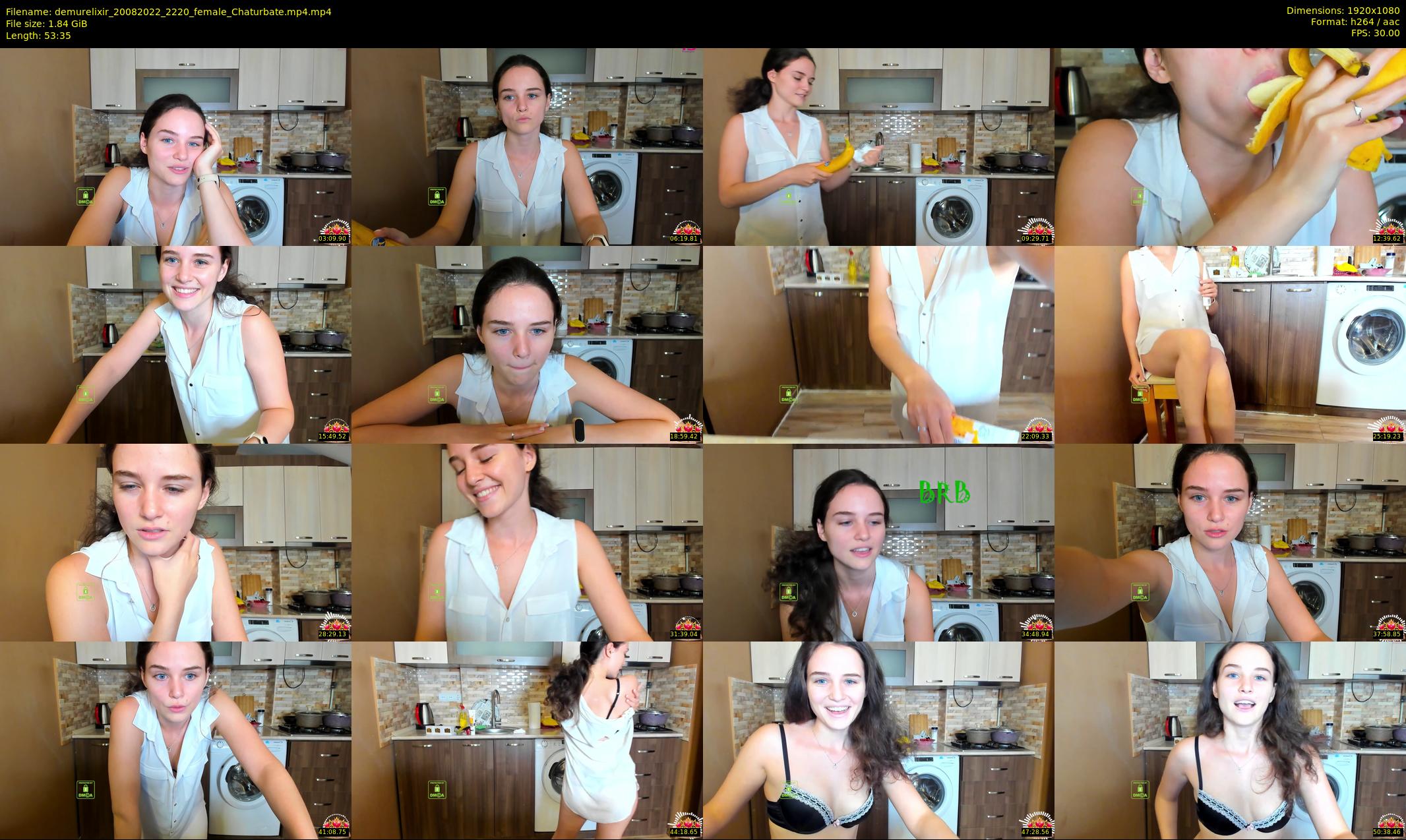 demurelixir — 54 minute Chaturbate female cam show recording, 1080p, Aug 20, 2022