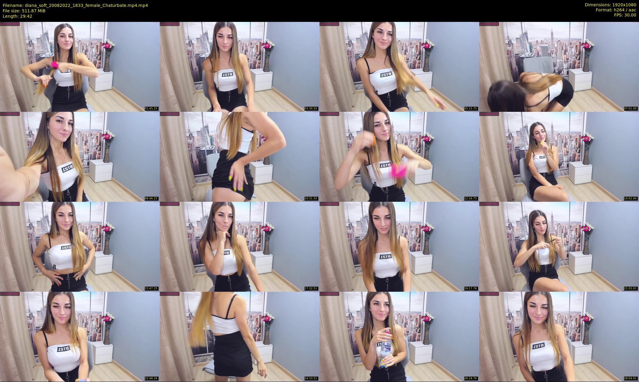 diana_soft — 30 minute Chaturbate female cam show recording, 1080p, Aug 20, 2022