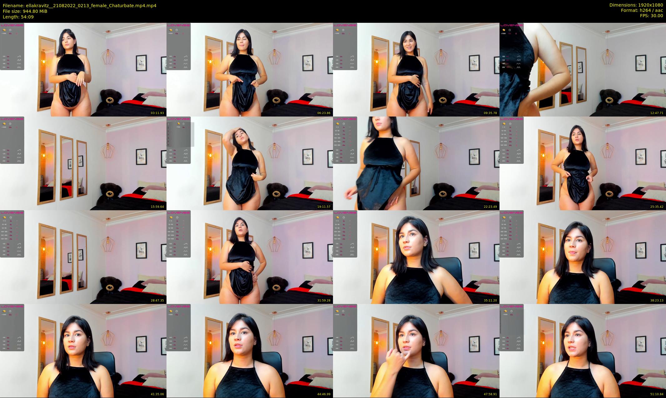 ellakravitz_ — 55 minute Chaturbate female cam show recording, 1080p, Aug 21, 2022