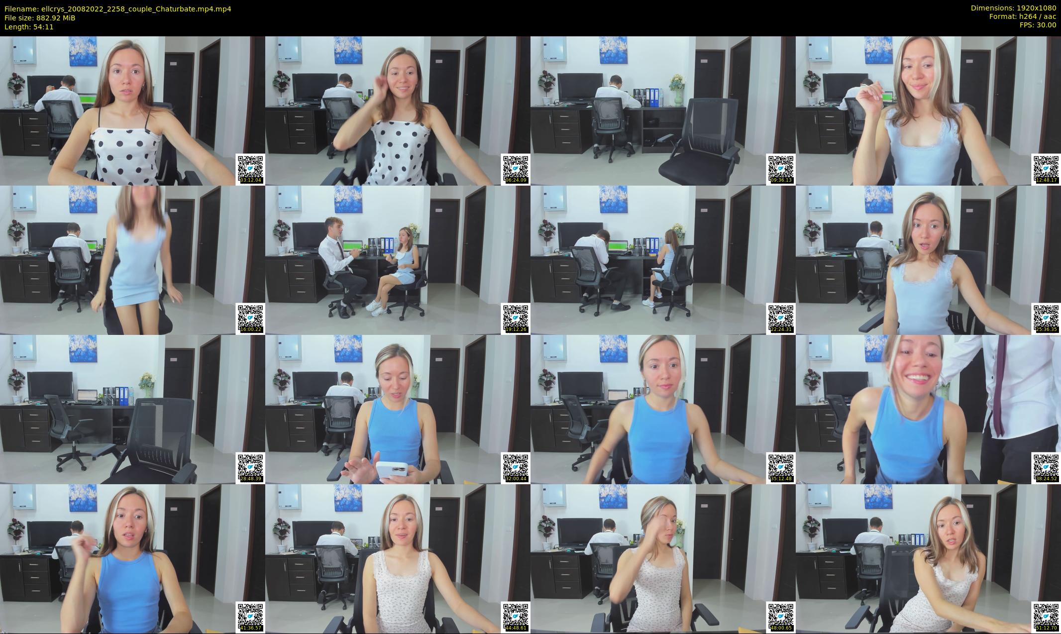 ellcrys — 55 minute Chaturbate couple cam show recording, 1080p, Aug 20, 2022