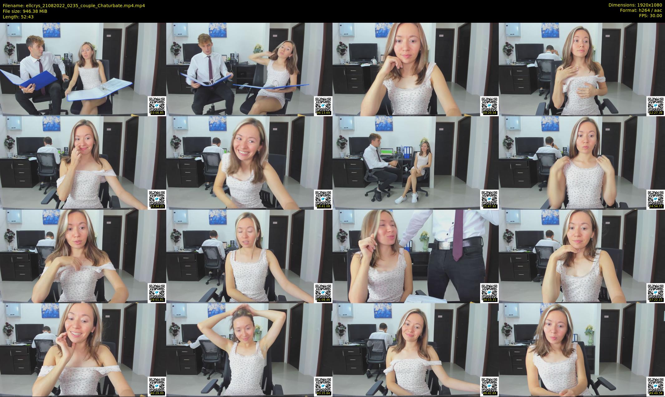 ellcrys — 53 minute Chaturbate couple cam show recording, 1080p, Aug 21, 2022