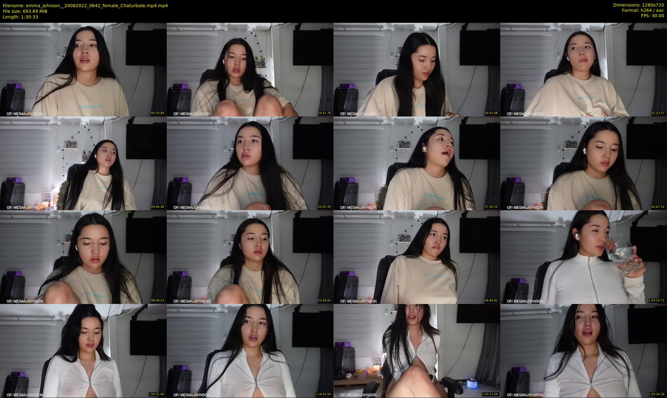 emma_johnson_ — 91 minute Chaturbate female cam show recording, 720p, Aug 20, 2022