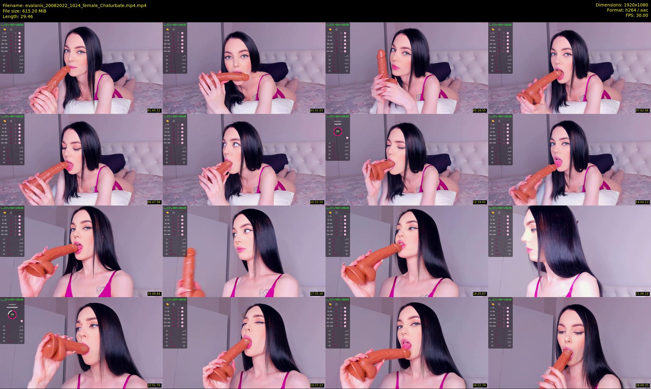 evalanis — 30 minute Chaturbate couple cam show recording, 1080p, Aug 20, 2022