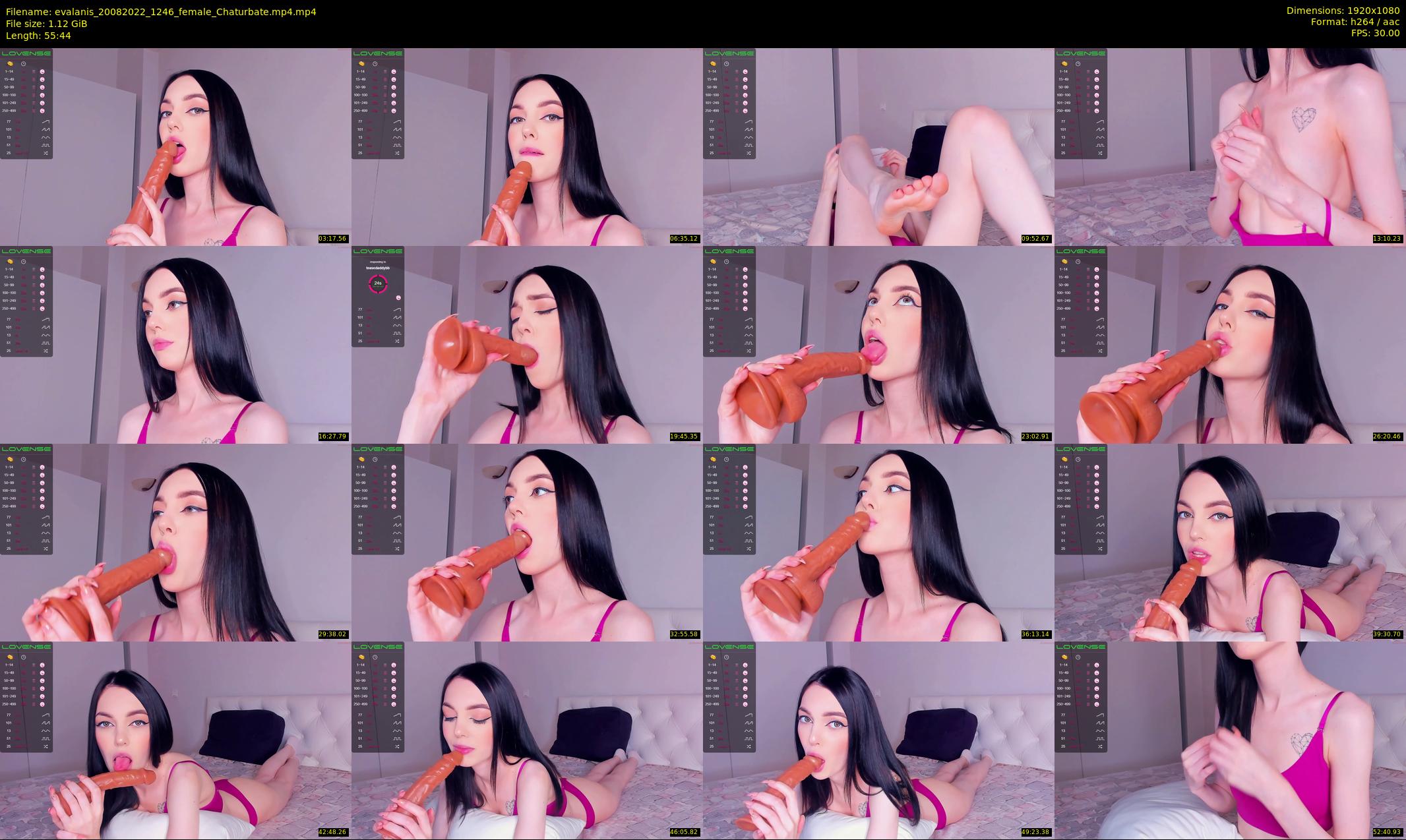 evalanis — 56 minute Chaturbate couple cam show recording, 1080p, Aug 20, 2022