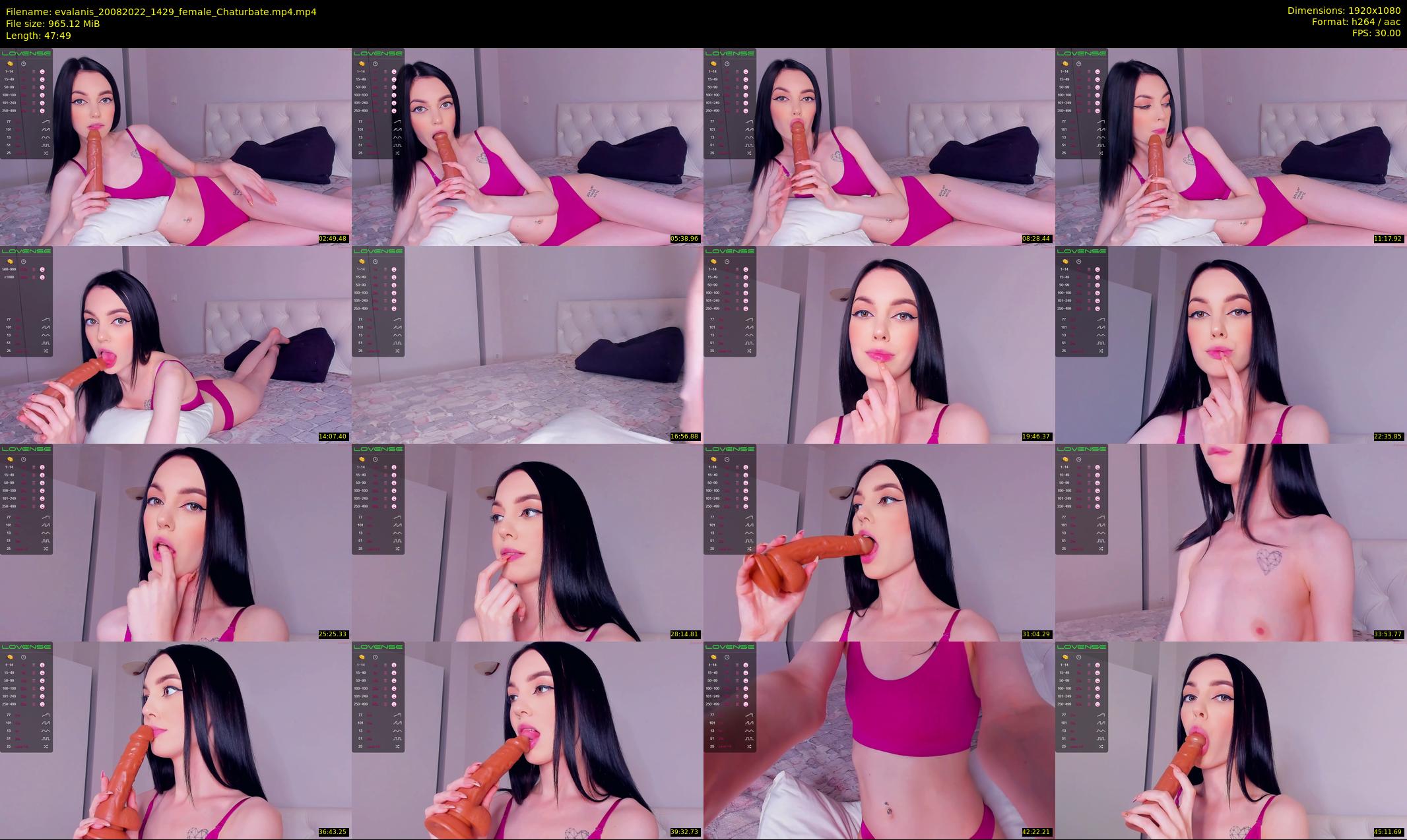 evalanis — 48 minute Chaturbate couple cam show recording, 1080p, Aug 20, 2022