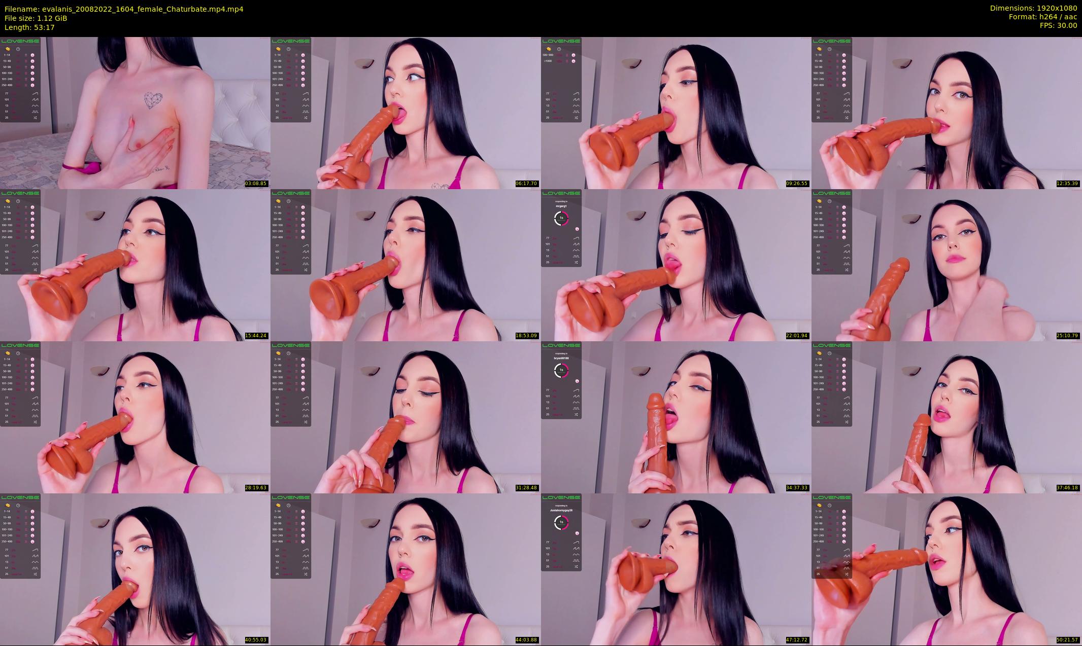 evalanis — 54 minute Chaturbate couple cam show recording, 1080p, Aug 20, 2022