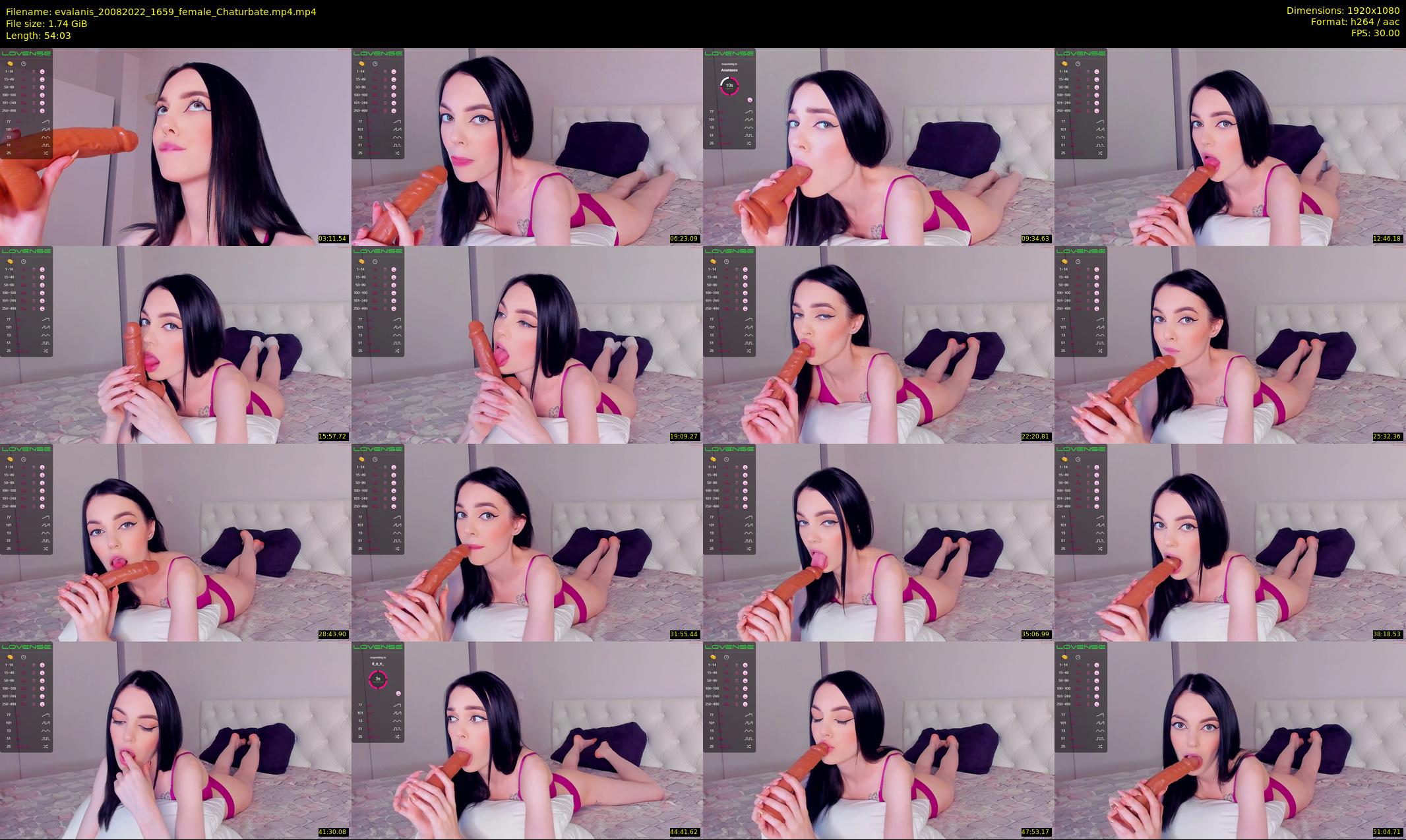 evalanis — 55 minute Chaturbate couple cam show recording, 1080p, Aug 20, 2022
