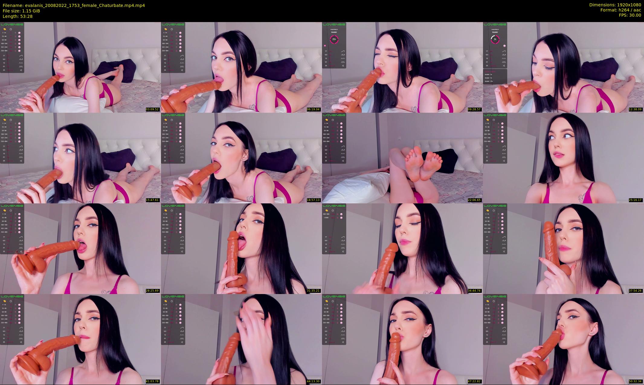 evalanis — 54 minute Chaturbate couple cam show recording, 1080p, Aug 20, 2022
