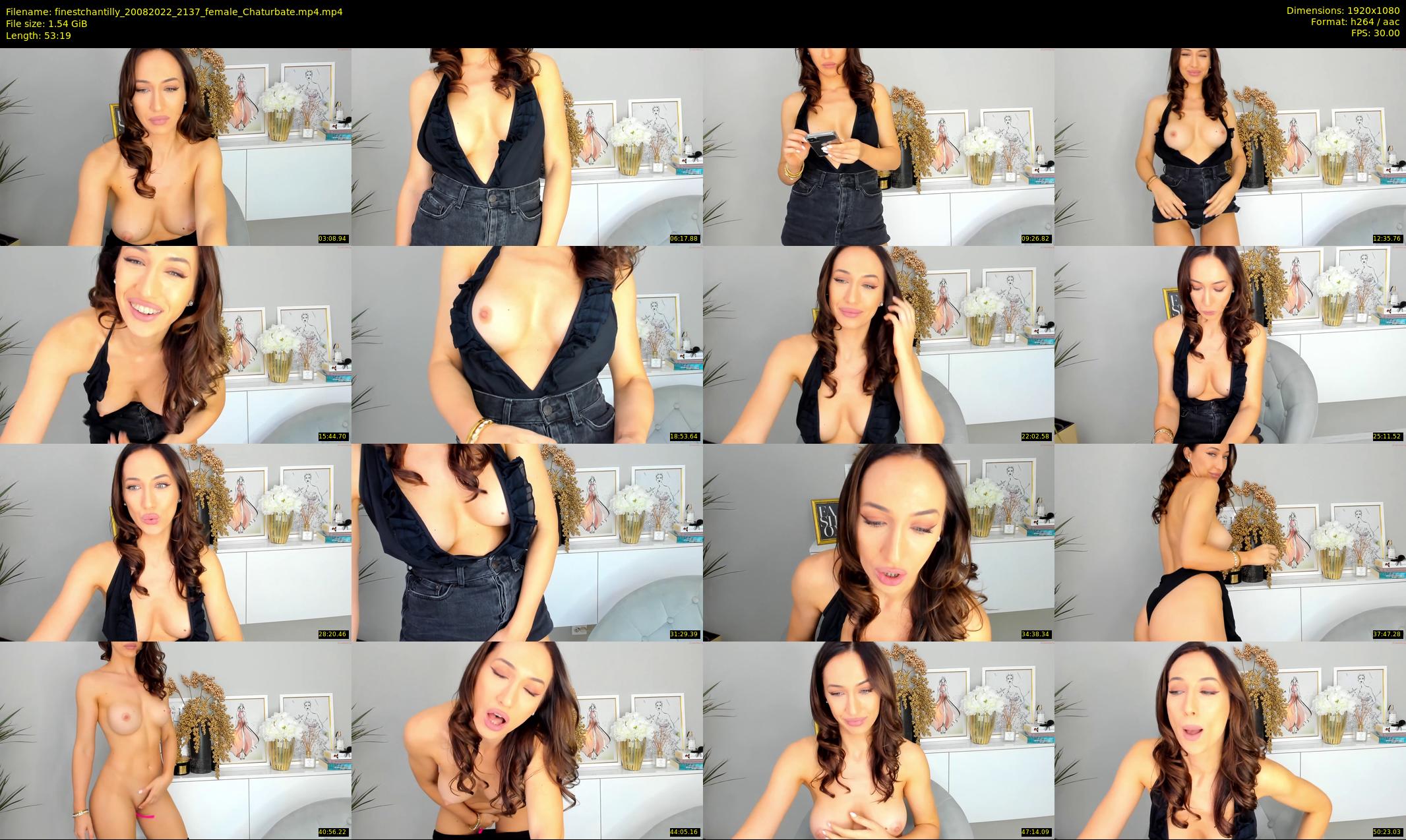 finestchantilly — 54 minute Chaturbate female cam show recording, 1080p, Aug 20, 2022