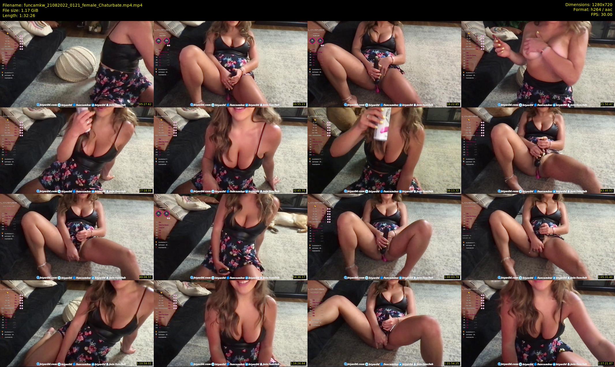 funcamkw — 93 minute Chaturbate female cam show recording, 720p, Aug 21, 2022