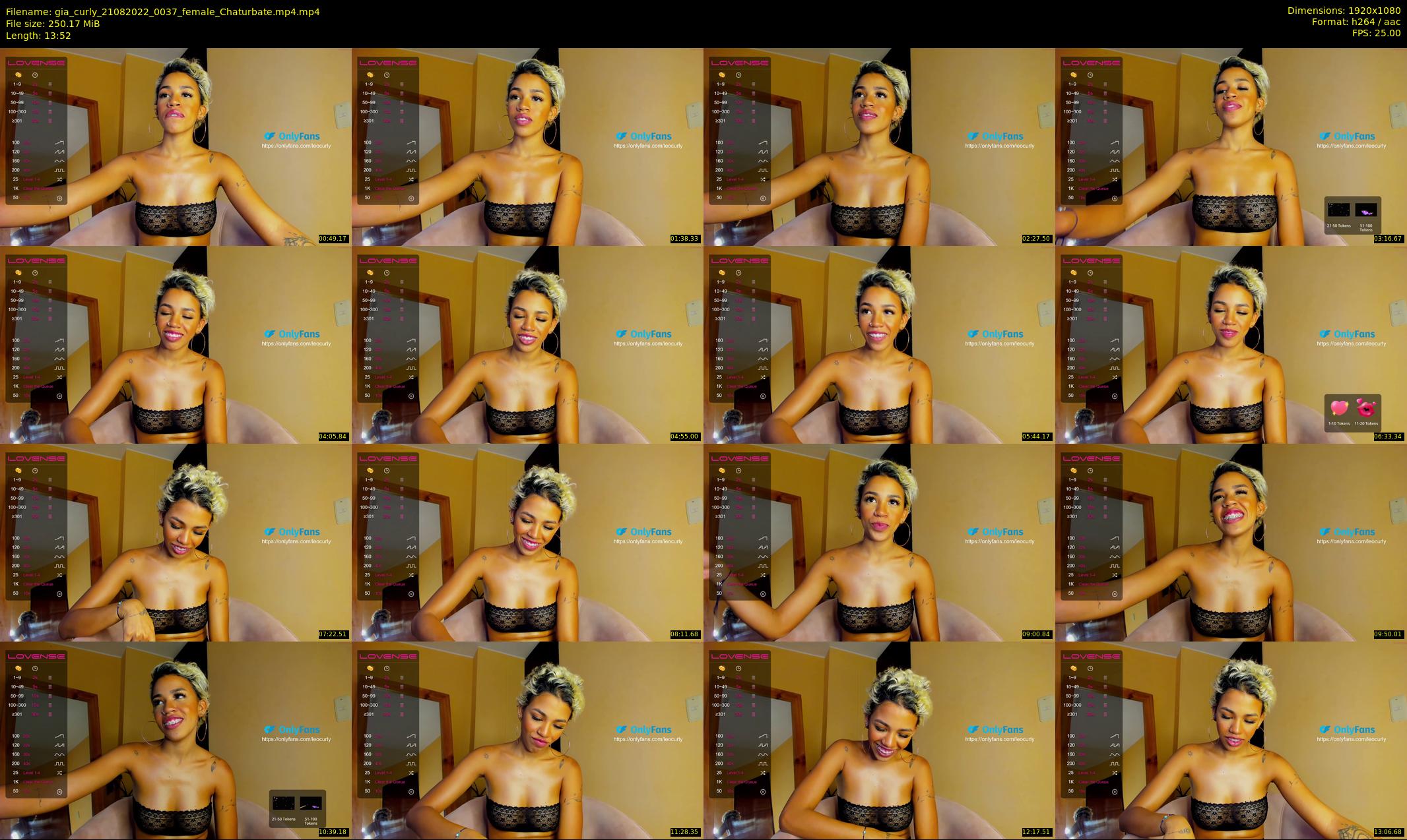 gia_curly — 14 minute Chaturbate female cam show recording, 1080p, Aug 21, 2022
