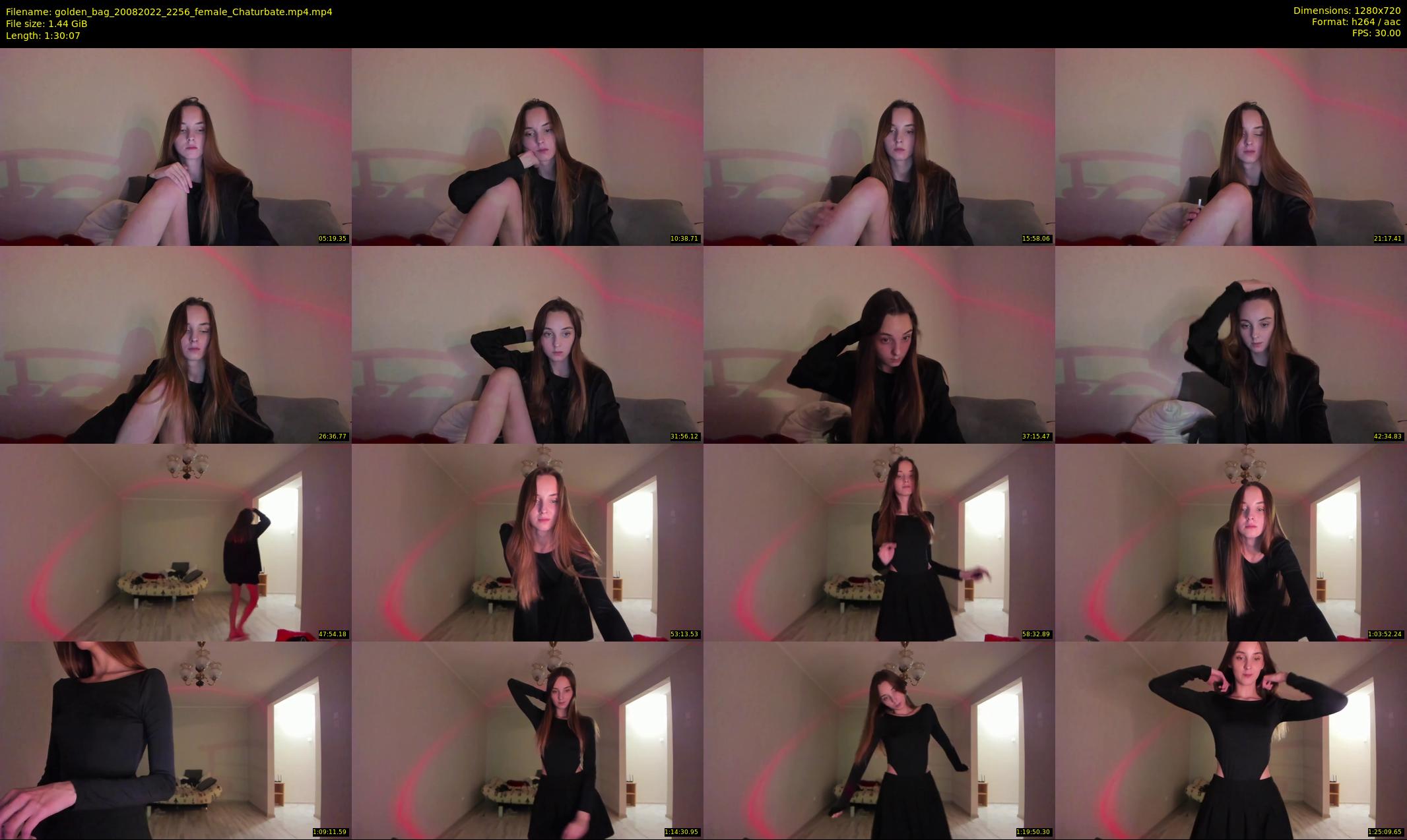 golden_bag — 91 minute Chaturbate female cam show recording, 720p, Aug 20, 2022