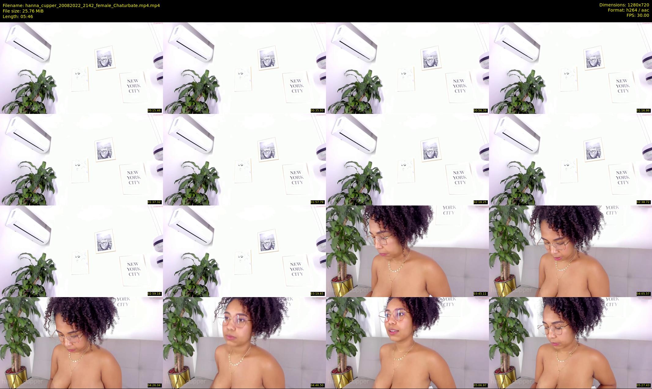 hanna_cupper — 6 minute Chaturbate female cam show recording, 720p, Aug 20, 2022