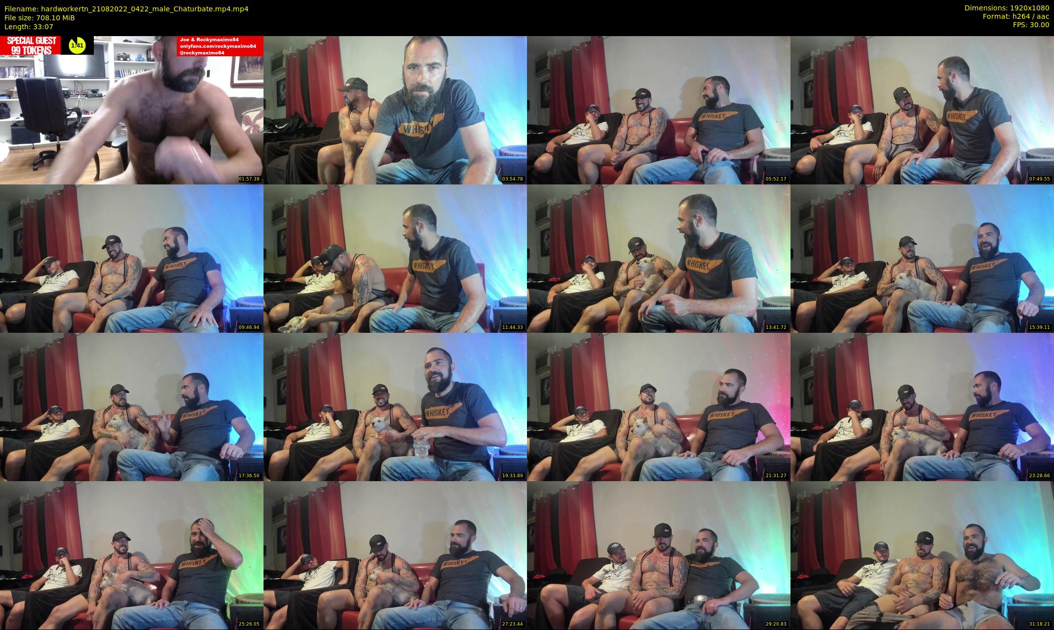 hardworkertn — 34 minute Chaturbate male cam show recording, 1080p, Aug 21, 2022