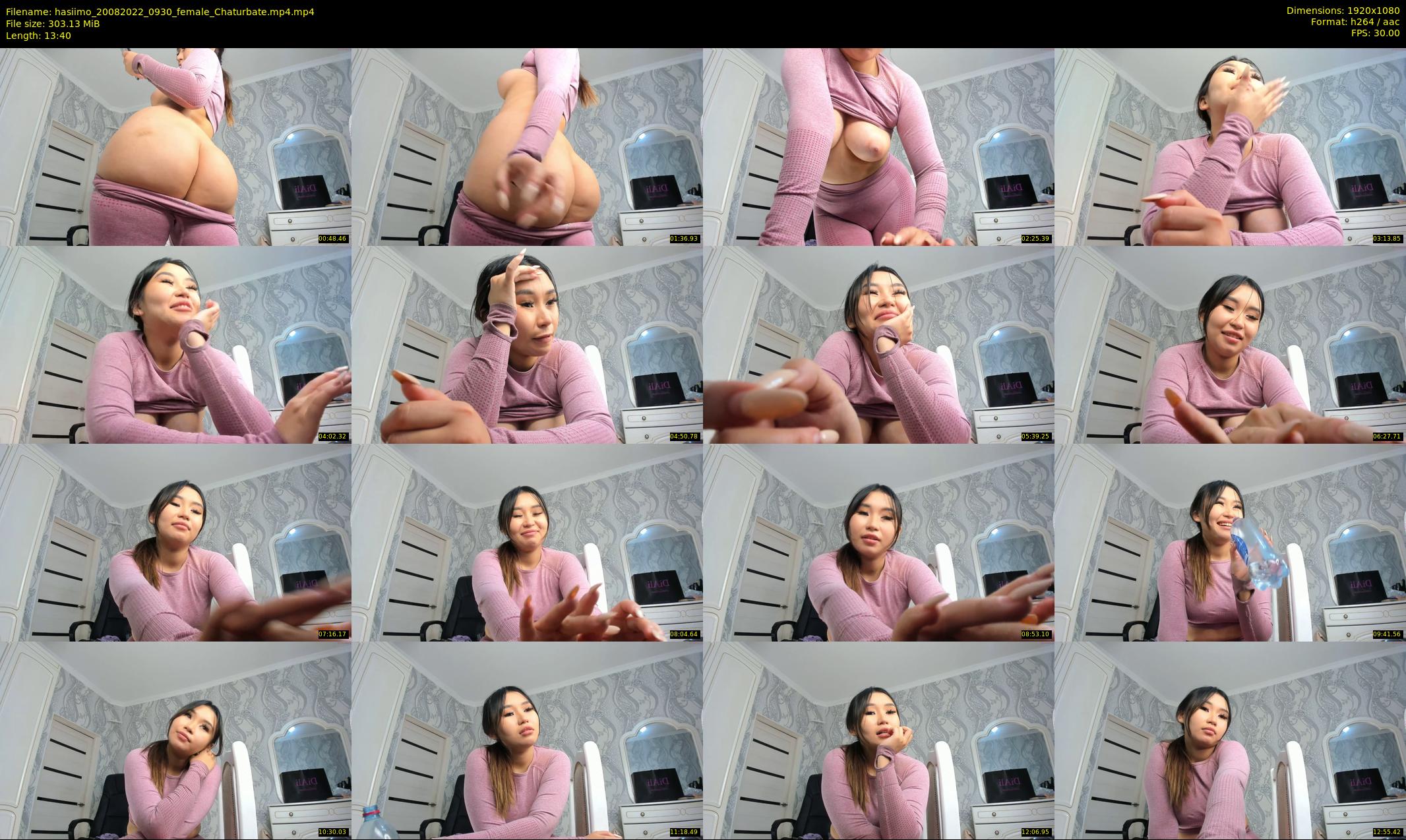 hasiimo — 14 minute Chaturbate female cam show recording, 1080p, Aug 20, 2022