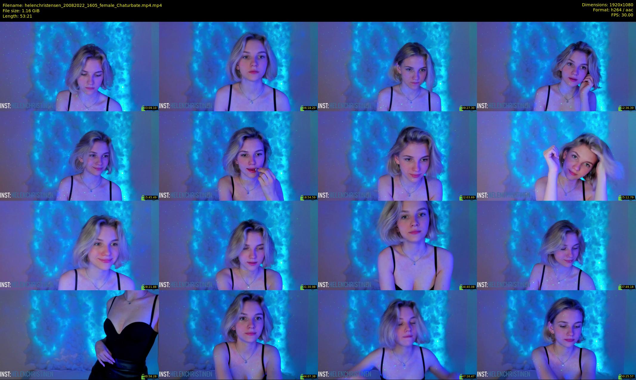 helenchristensen — 54 minute Chaturbate female cam show recording, 1080p, Aug 20, 2022