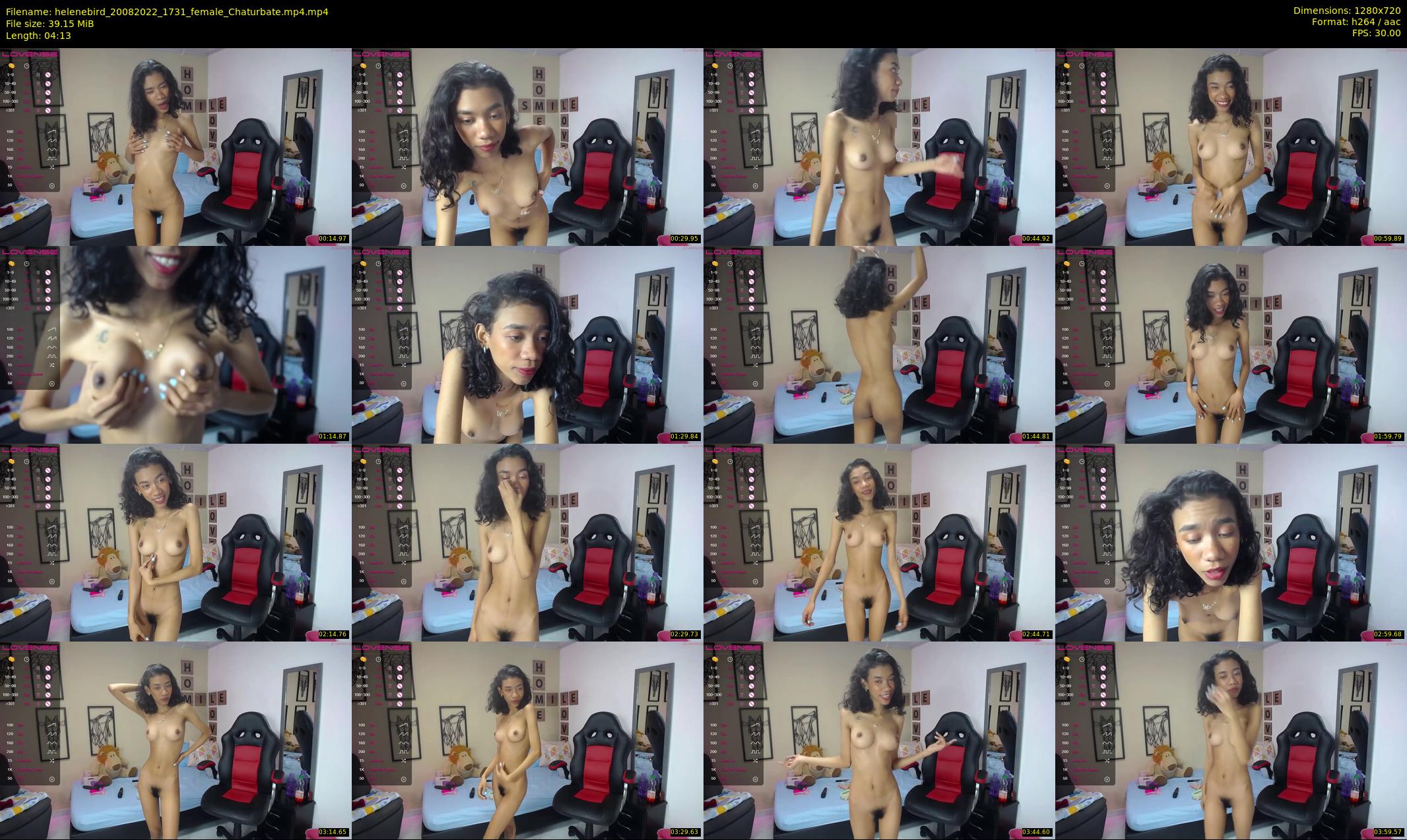 helenebird — 5 minute Chaturbate female cam show recording, 720p, Aug 20, 2022