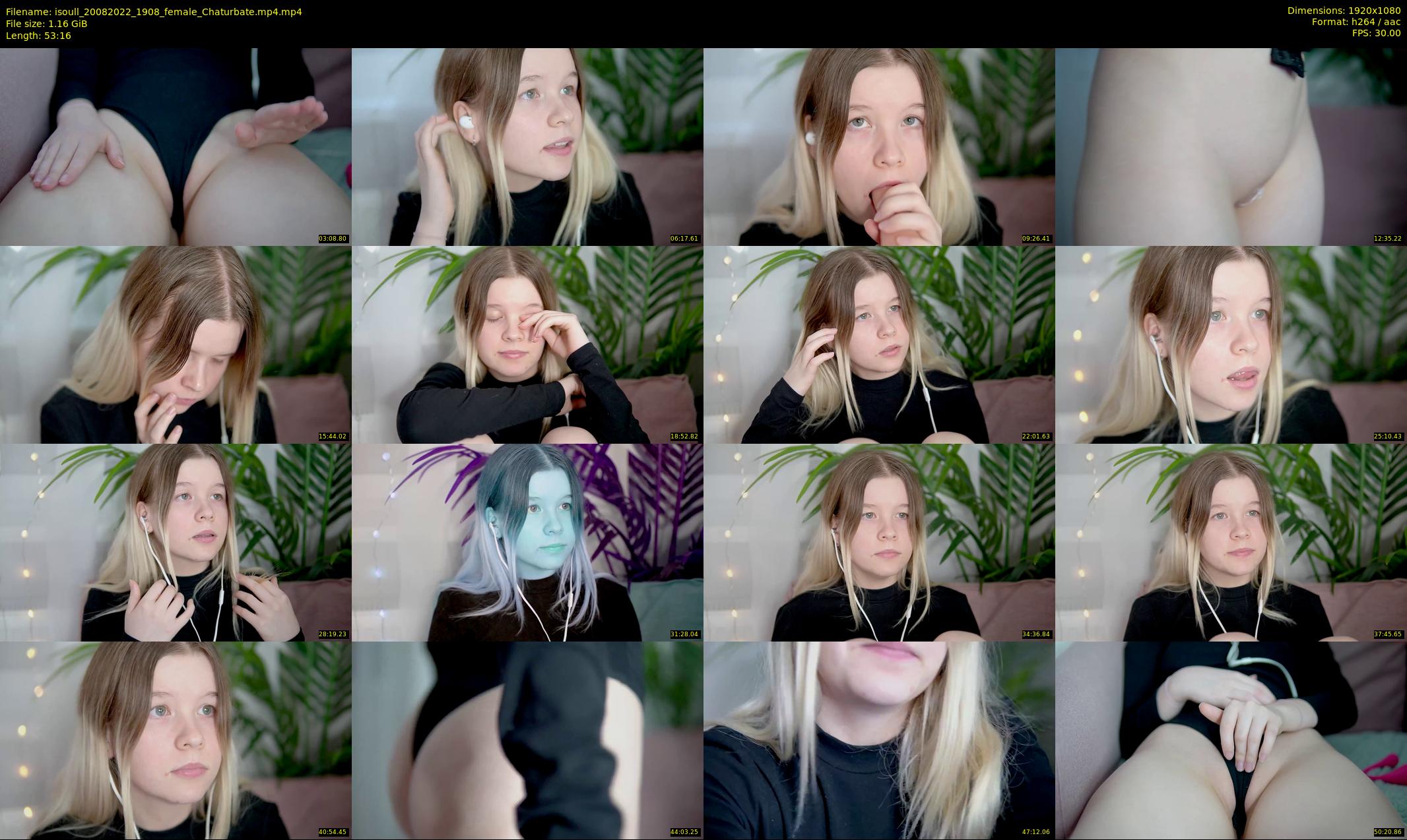 isoull — 54 minute Chaturbate female cam show recording, 1080p, Aug 20, 2022