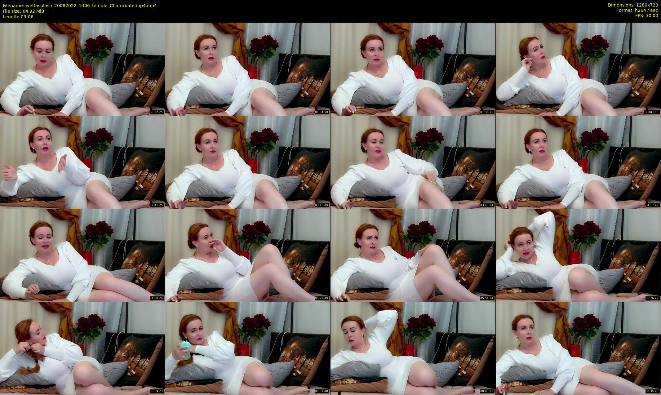 ivettasplash — 10 minute Chaturbate female cam show recording, 720p, Aug 20, 2022