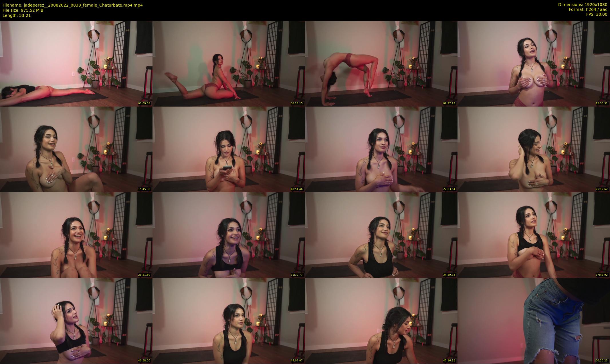 jadeperez_ — 54 minute Chaturbate female cam show recording, 1080p, Aug 20, 2022