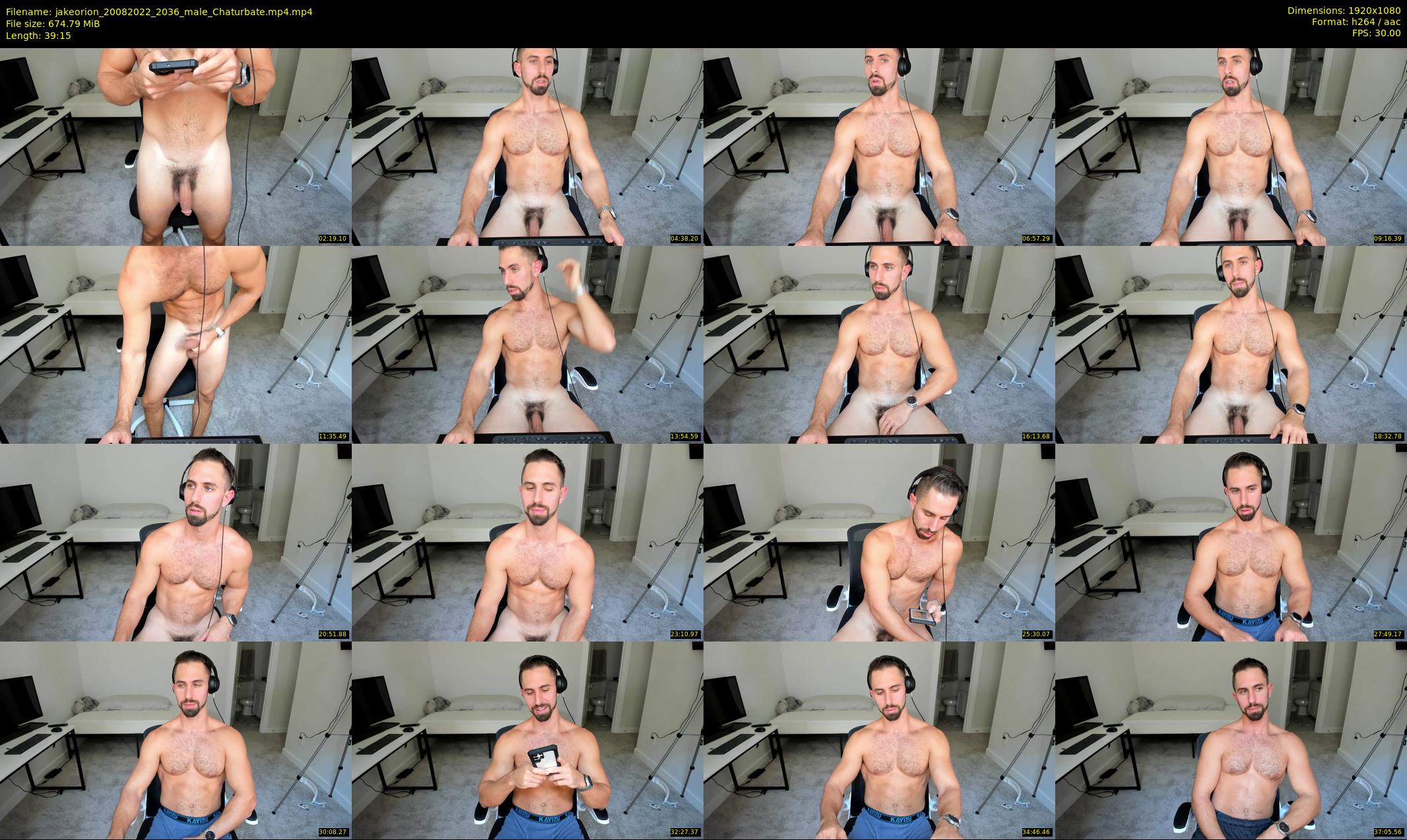 jakeorion — 40 minute Chaturbate male cam show recording, 1080p, Aug 20, 2022