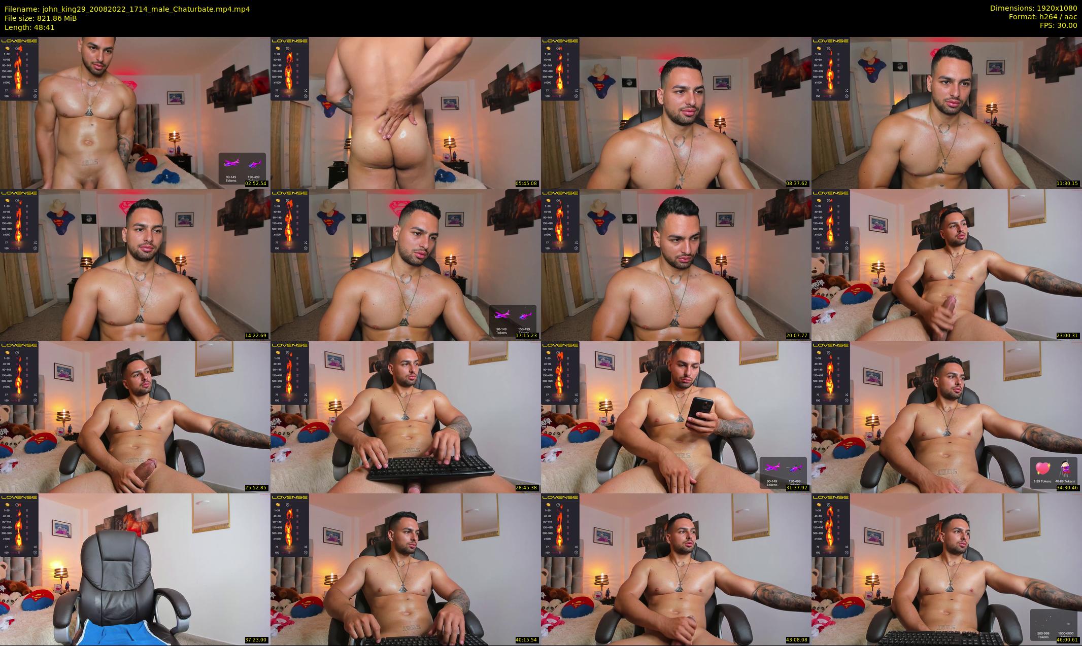 john_king29 — 49 minute Chaturbate male cam show recording, 1080p, Aug 20, 2022