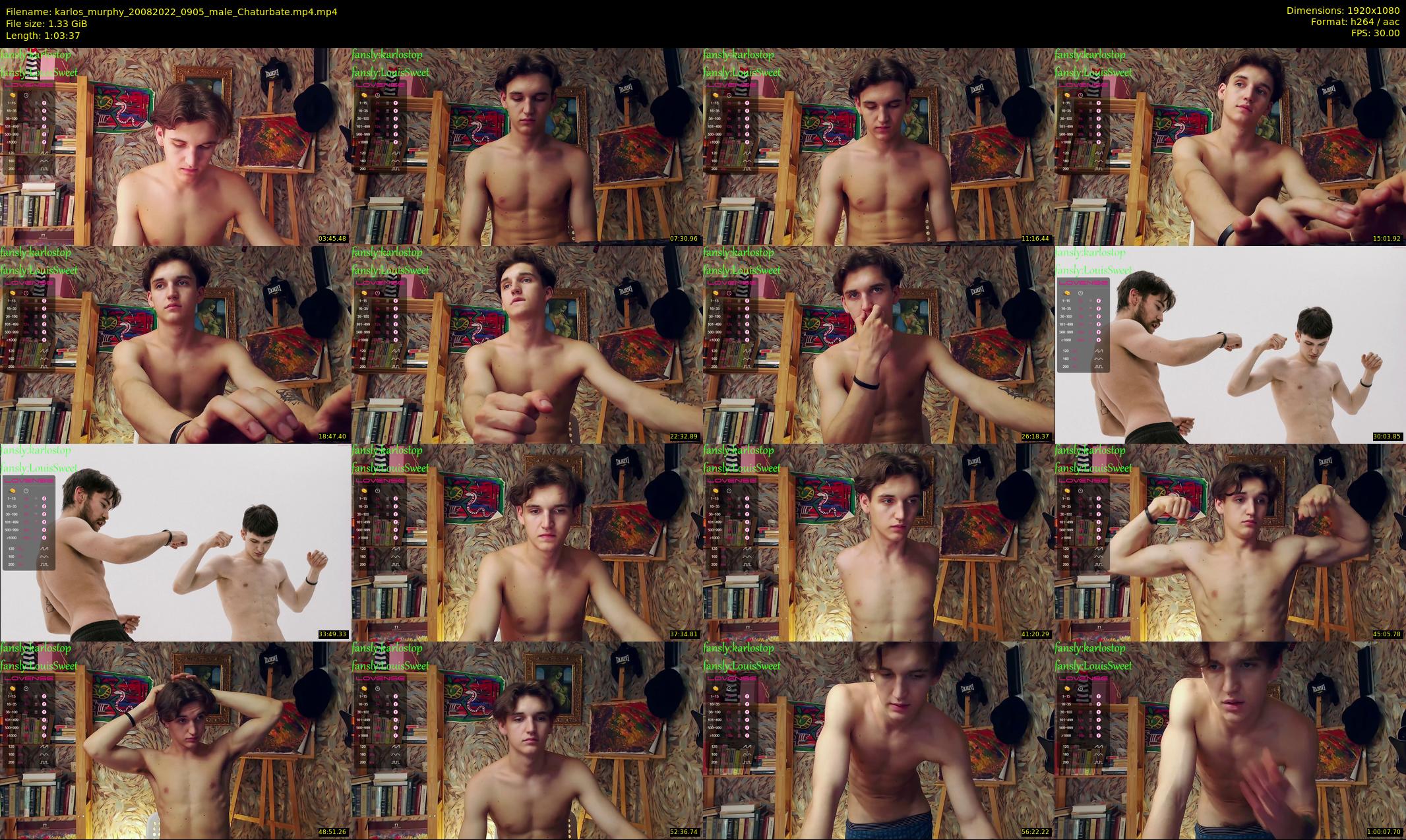 karlos_murphy — 64 minute Chaturbate male cam show recording, 1080p, Aug 20, 2022