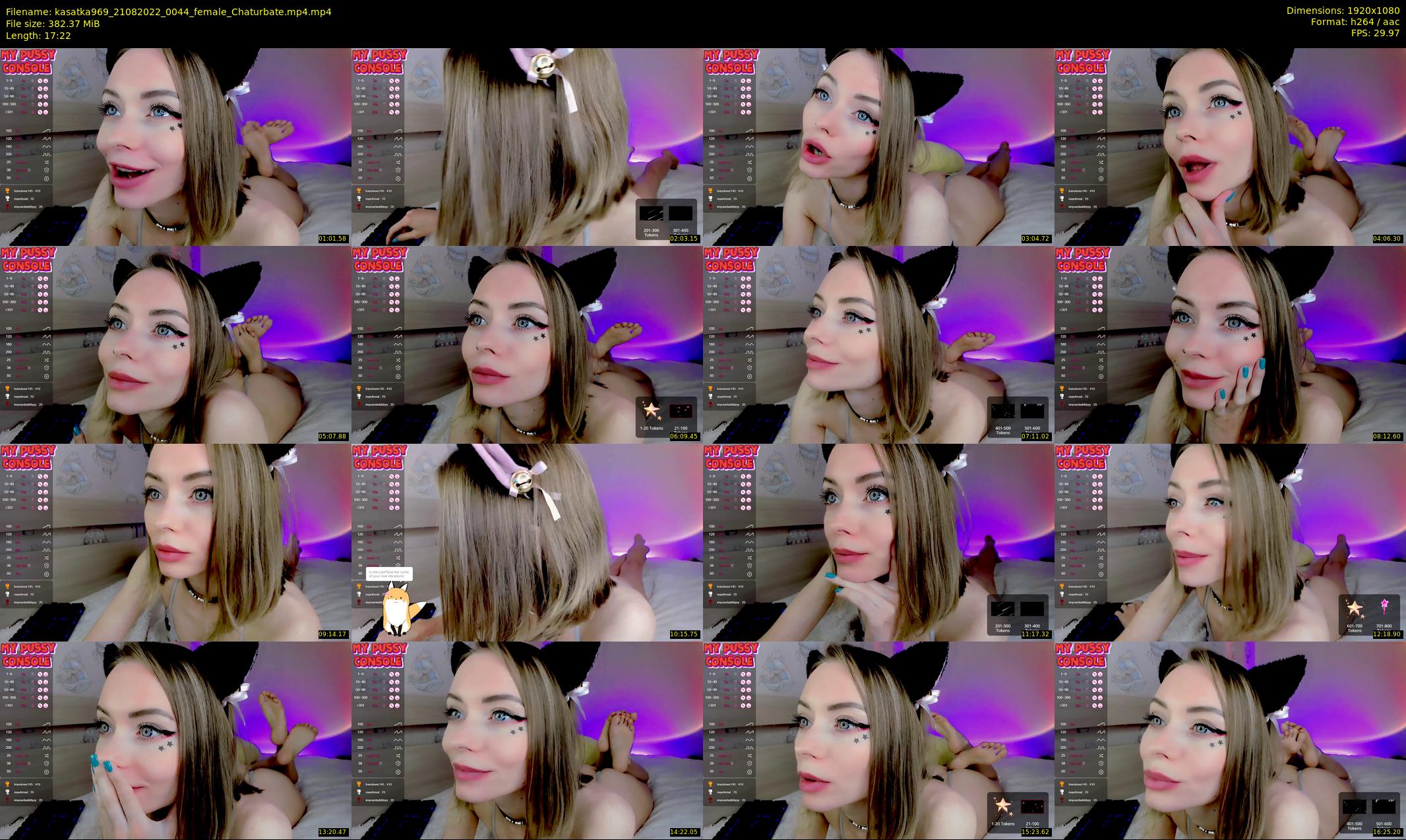kasatka969 — 18 minute Chaturbate female cam show recording, 1080p, Aug 21, 2022