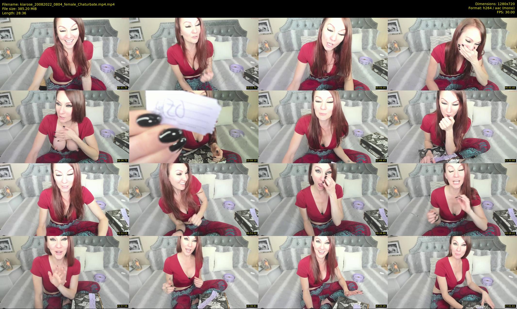 kiarose — 29 minute Chaturbate female cam show recording, 720p, Aug 20, 2022