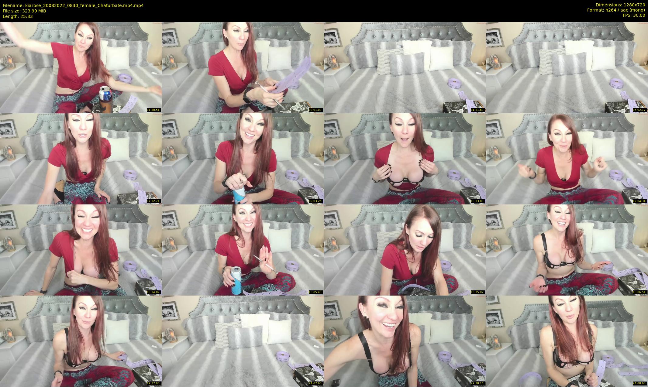 kiarose — 26 minute Chaturbate female cam show recording, 720p, Aug 20, 2022