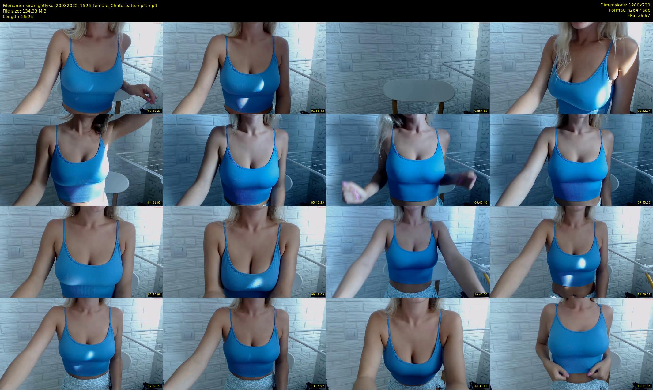 kiranightlyxo — 17 minute Chaturbate female cam show recording, 720p, Aug 20, 2022
