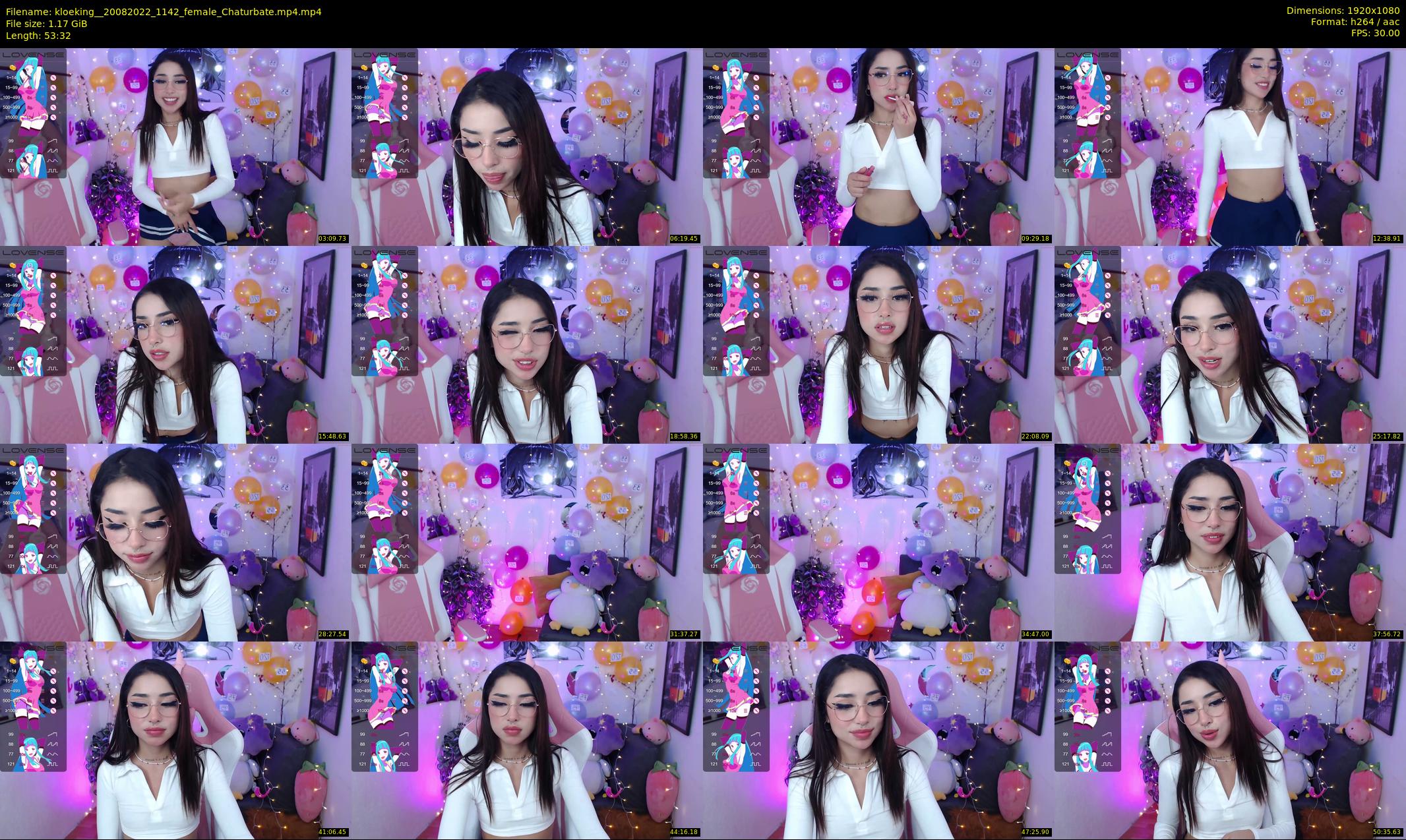 kloeking_ — 54 minute Chaturbate female cam show recording, 1080p, Aug 20, 2022